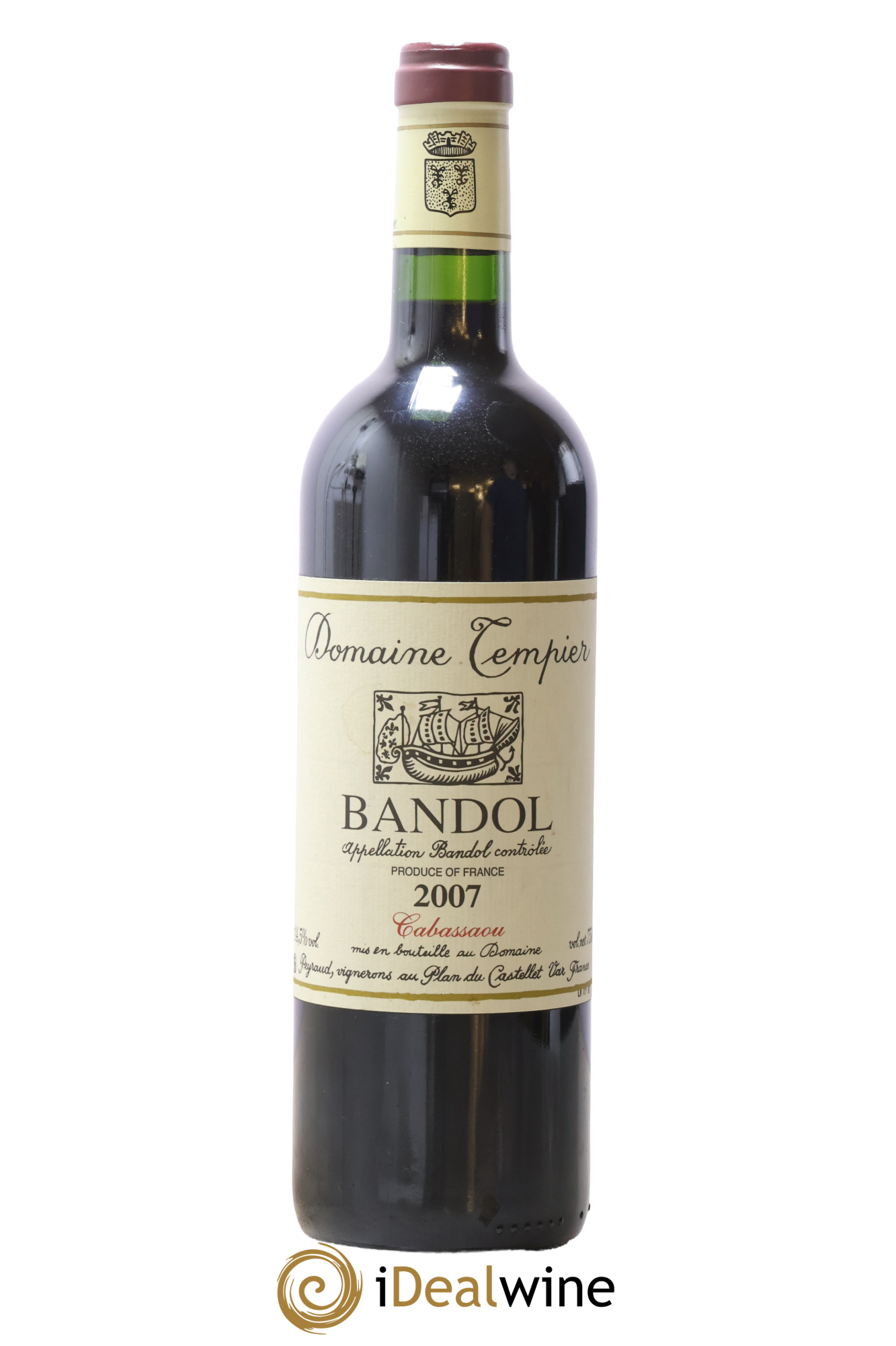 Bandol Domaine Tempier Cuvée Cabassaou Famille Peyraud 2007 - Lot de 1 bouteille - 0