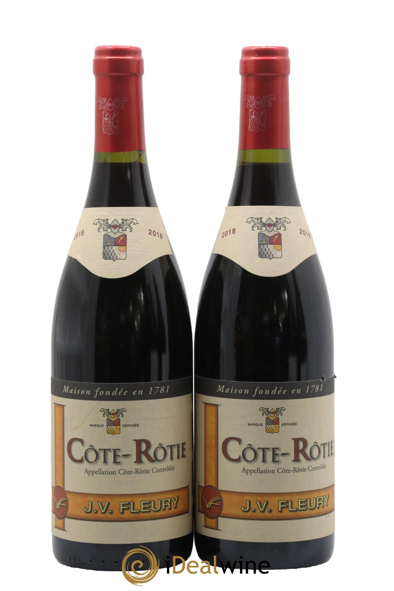 Côte-Rôtie Brune et Blonde Vidal Fleury 2018 - Lot de 2 bouteilles - 0