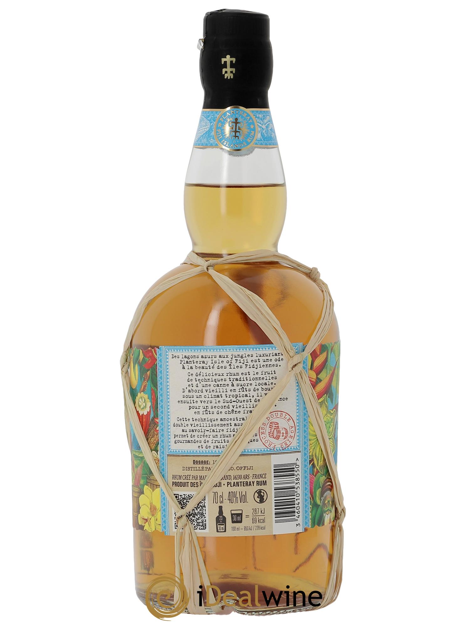 Rhum Planteray Rum Isle of Fidji  - Lotto di 1 bottiglia - 2