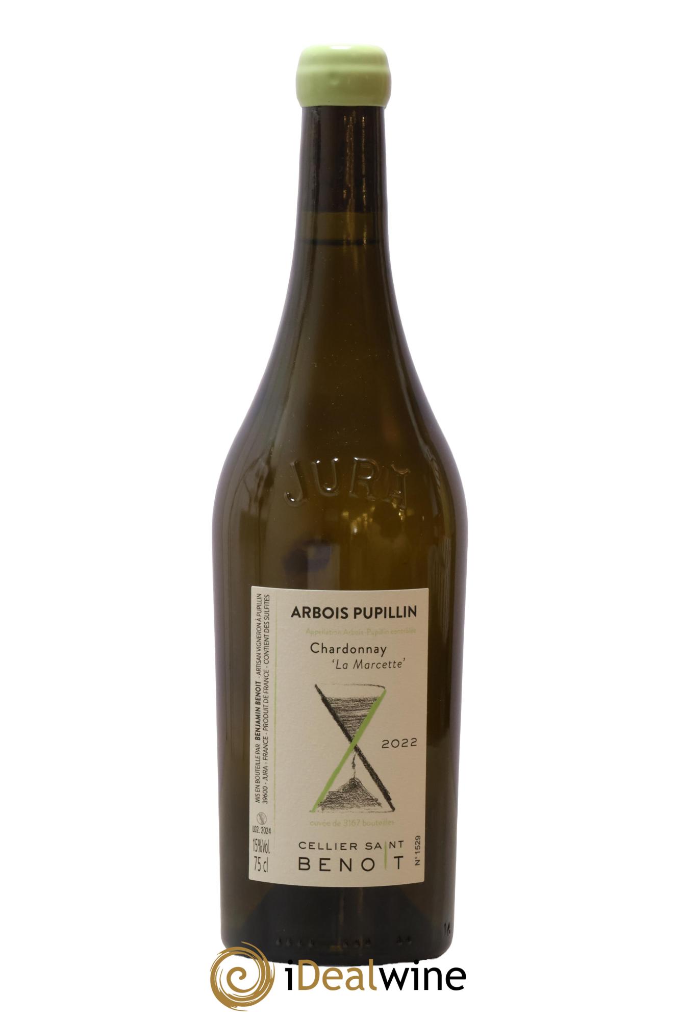 Arbois La Marcette Cellier Saint Benoît 2022 - Lot de 1 bouteille - 0