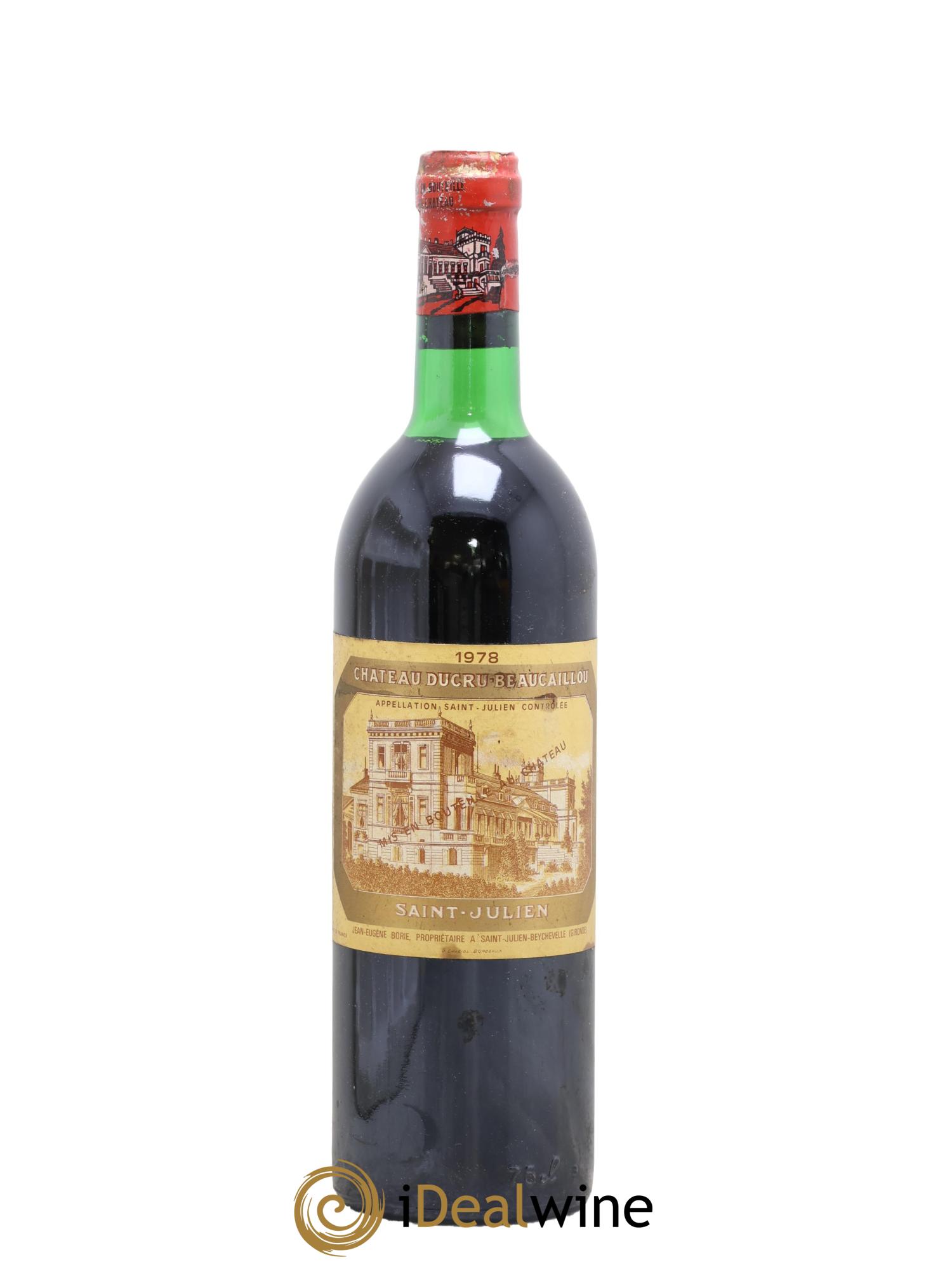 Château Ducru Beaucaillou 2ème Grand Cru Classé 1978 - Lot de 1 bouteille - 0