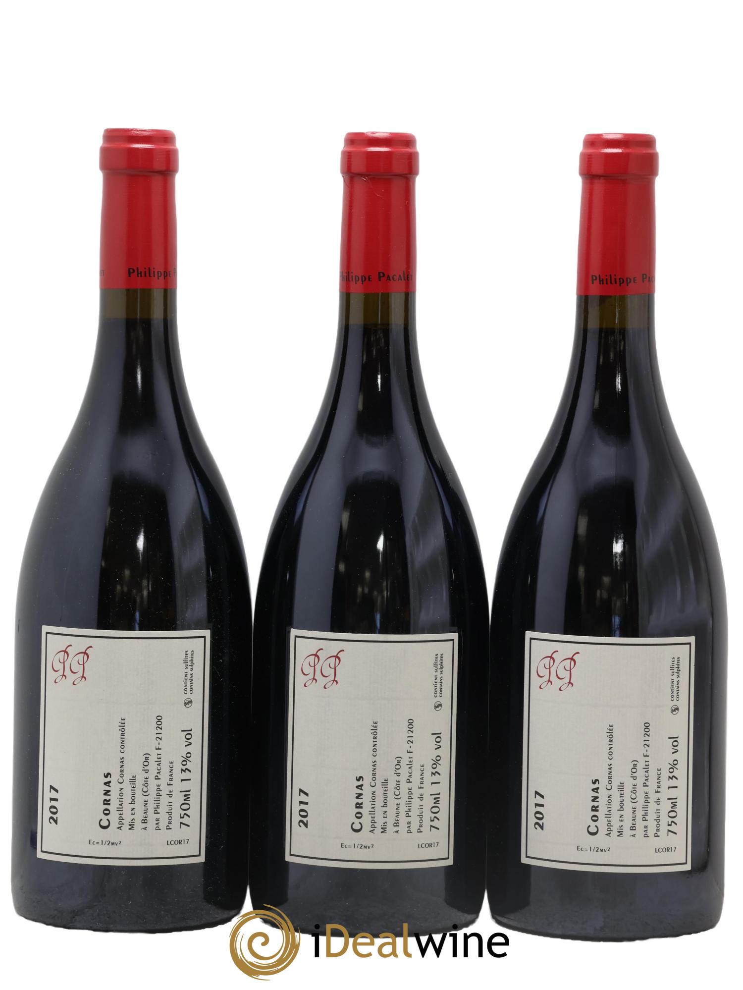 Cornas Domaine Pacalet 2017 - Lotto di 3 bottiglie - 1