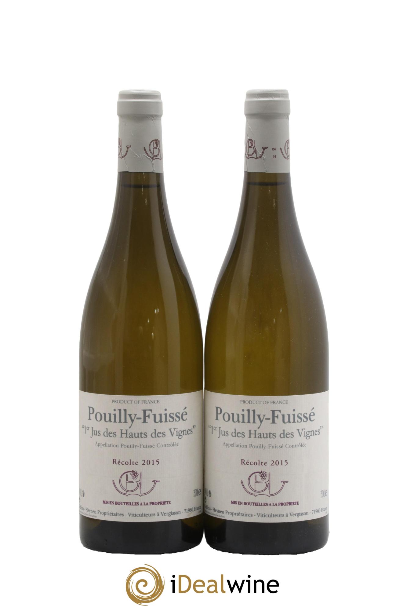 Pouilly-Fuissé 1er Jus des Hauts des Vignes Guffens-Heynen 2015 - Lotto di 2 bottiglie - 0