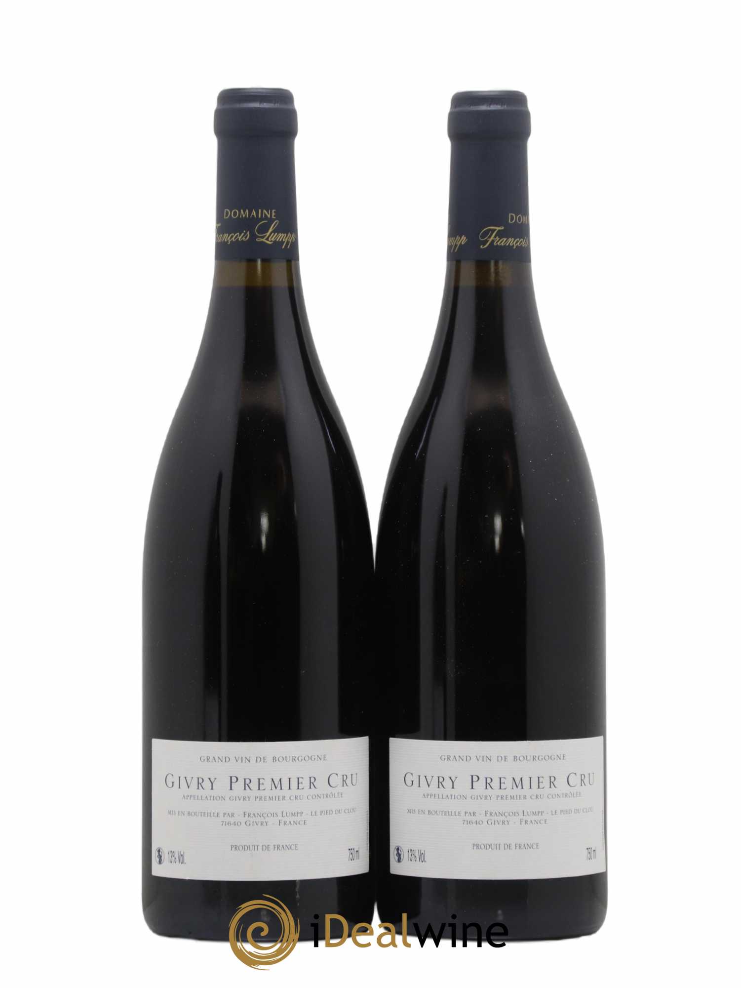 Givry 1er Cru Crausot François Lumpp (Domaine) 2011 - Lot de 2 bouteilles - 1