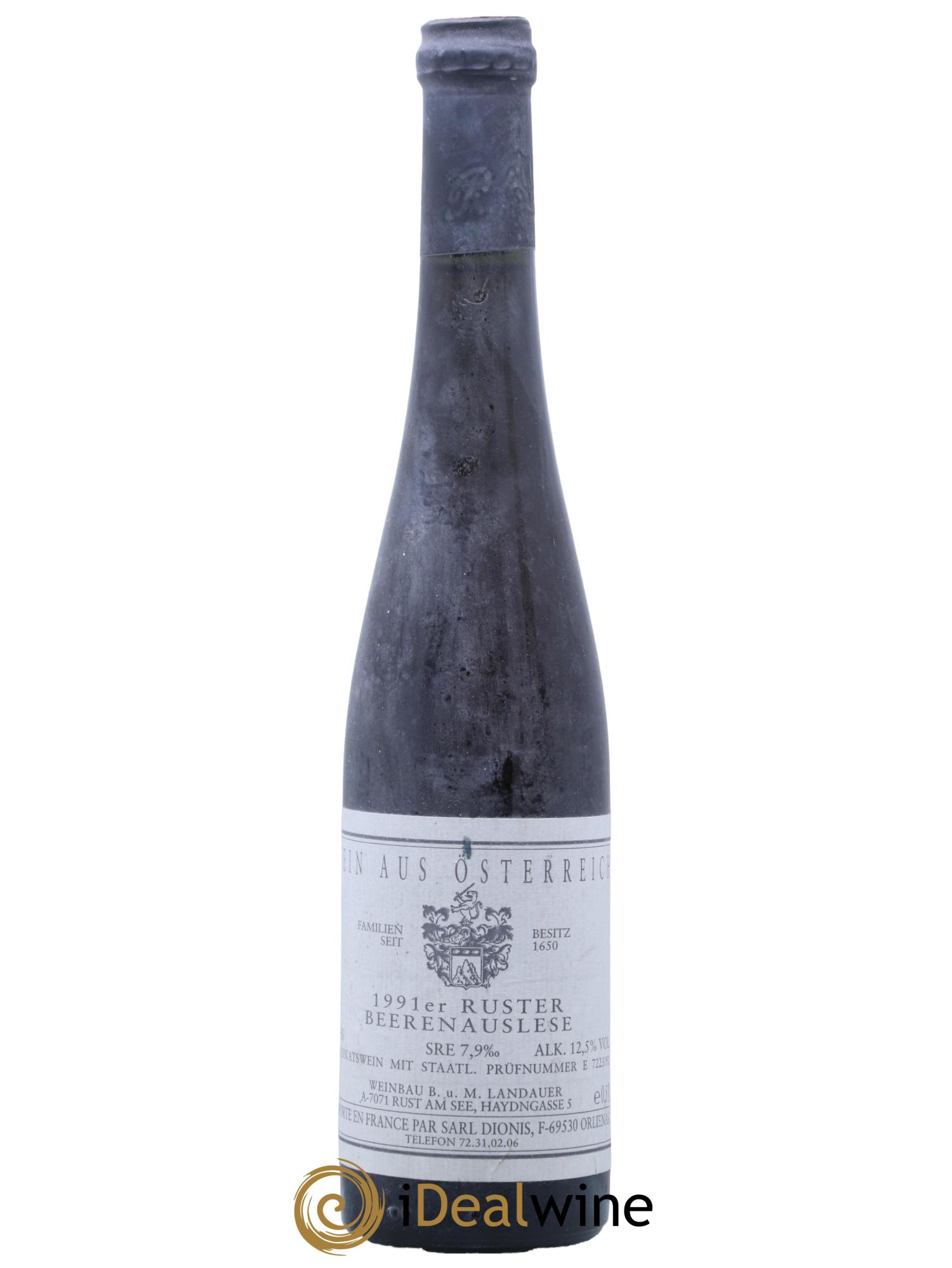 Autriche Beerenauslese Ruster Weinbau 1991 - Posten von 1 Format 50cl - 0