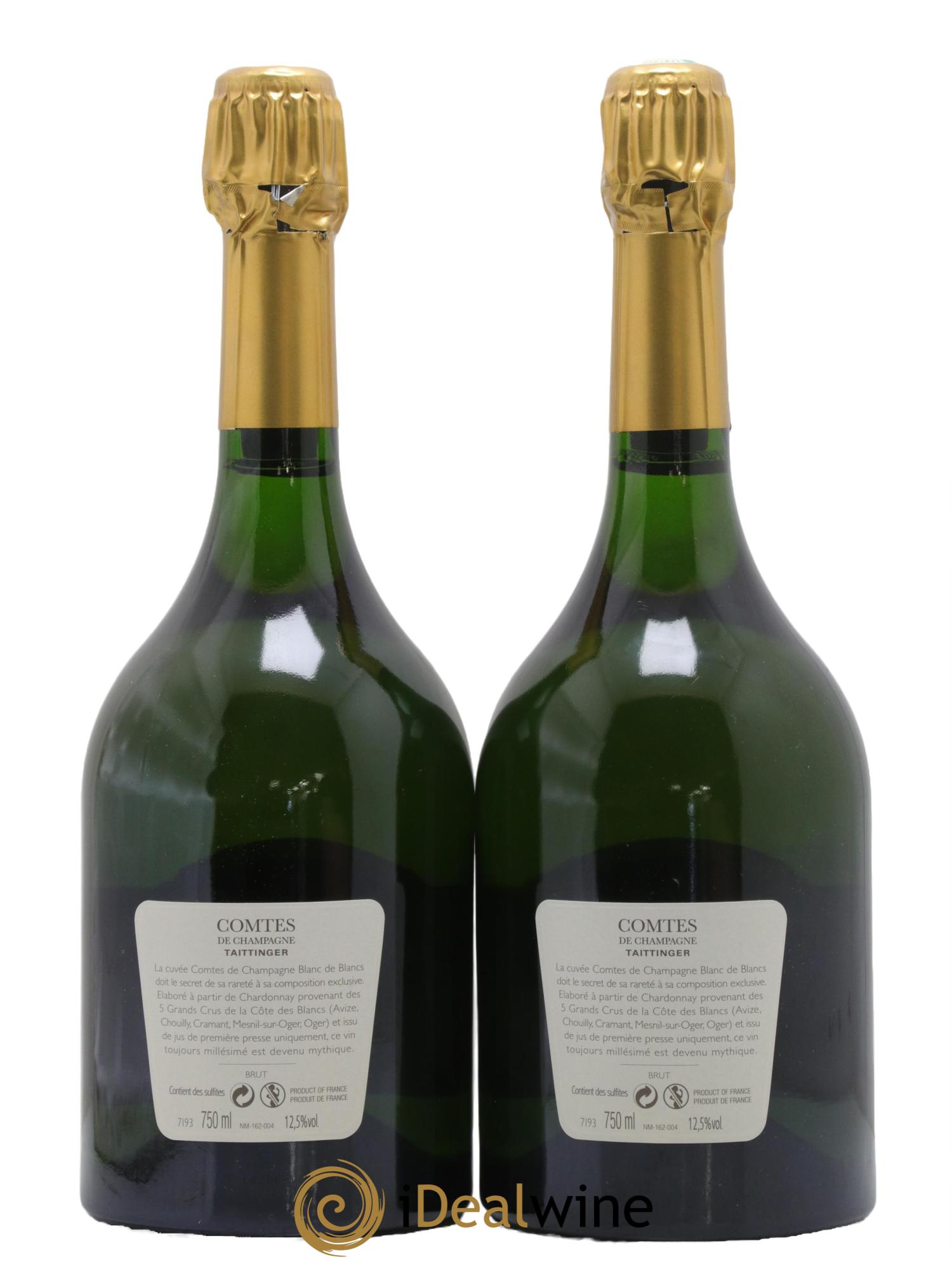 Comtes de Champagne Taittinger 2007 - Lotto di 2 bottiglie - 1