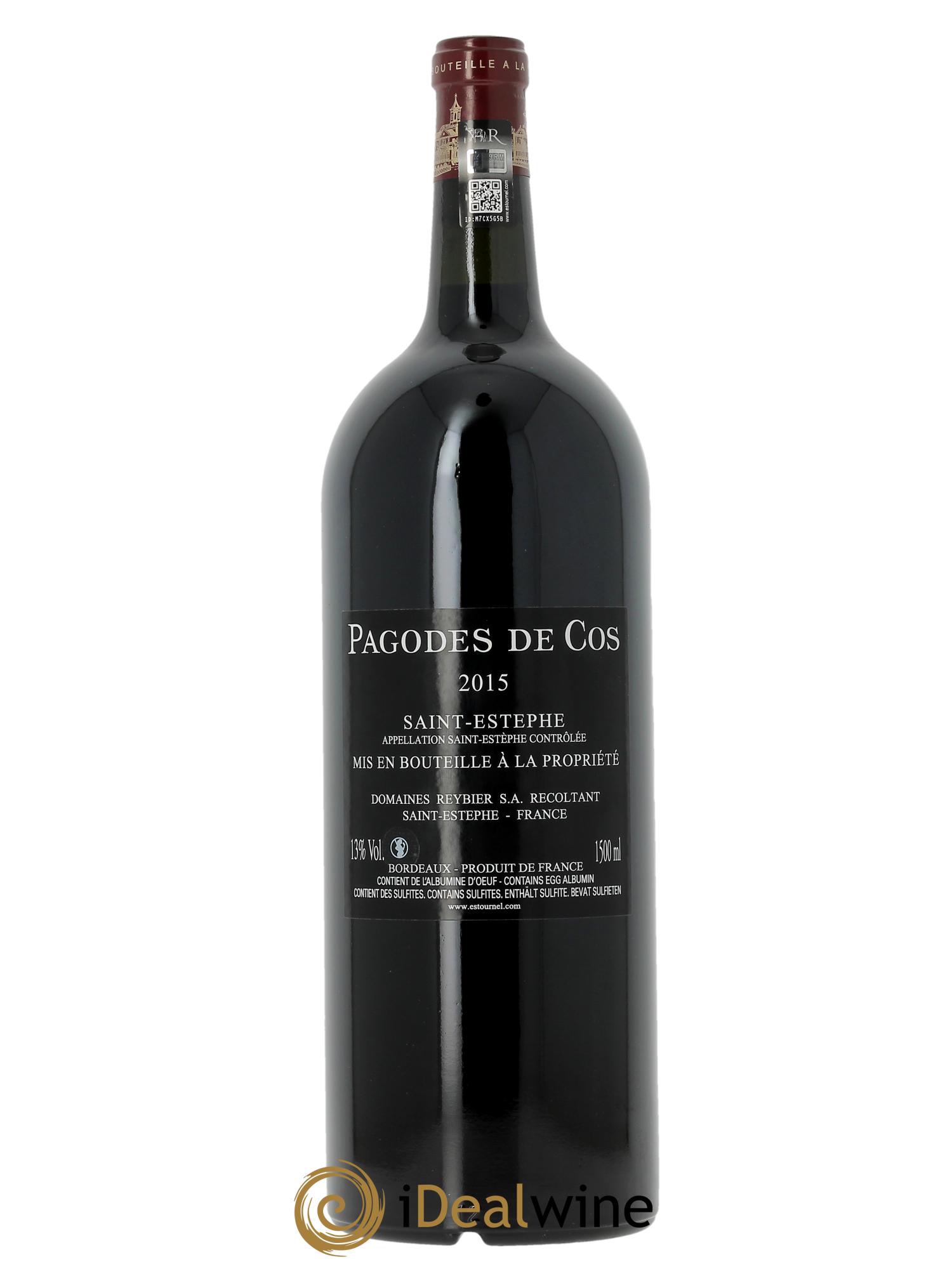 Les Pagodes de Cos Second Vin (Original-holzkiste ab 6 Mag.) 2015 - Posten von 1 Magnum - 1