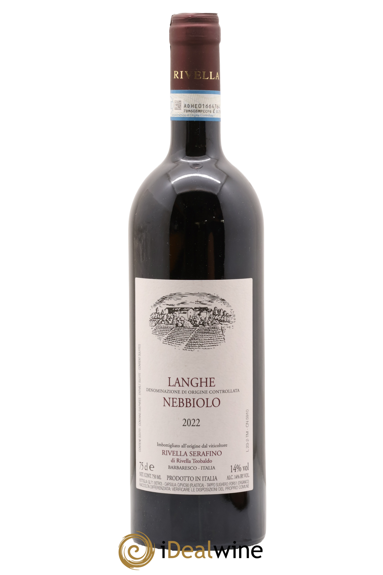 Langhe DOC Nebbiolo Rivella Serafino 2022 - Lotto di 1 bottiglia - 0