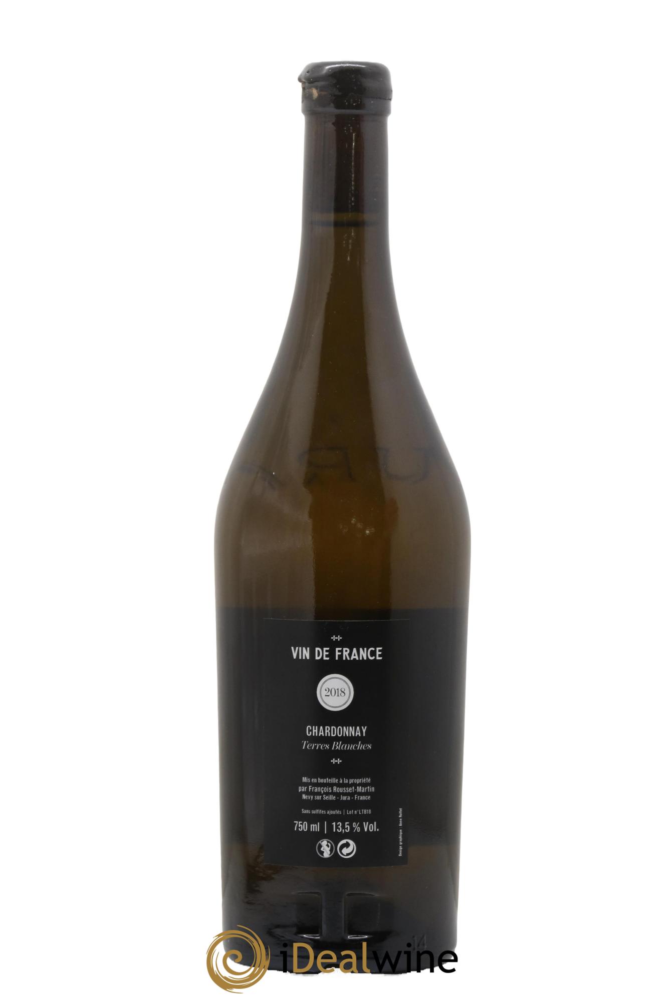 Côtes du Jura Chardonnay Terres Blanches François Rousset Martin 2018 - Lot of 1 bottle - 1