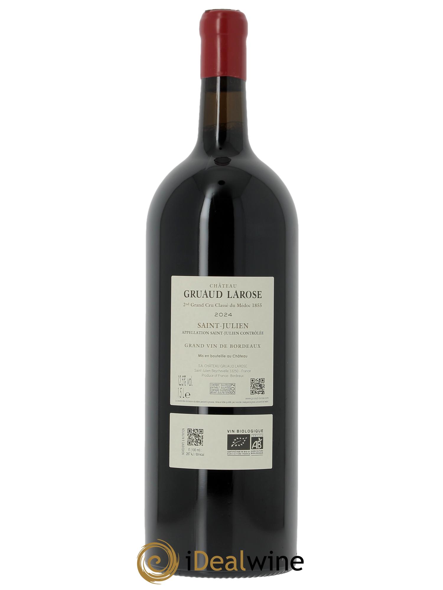 Château Gruaud Larose 2ème Grand Cru Classé (CBO à partir de 3 mgs) 2024 - Lot de 1 magnum - 1