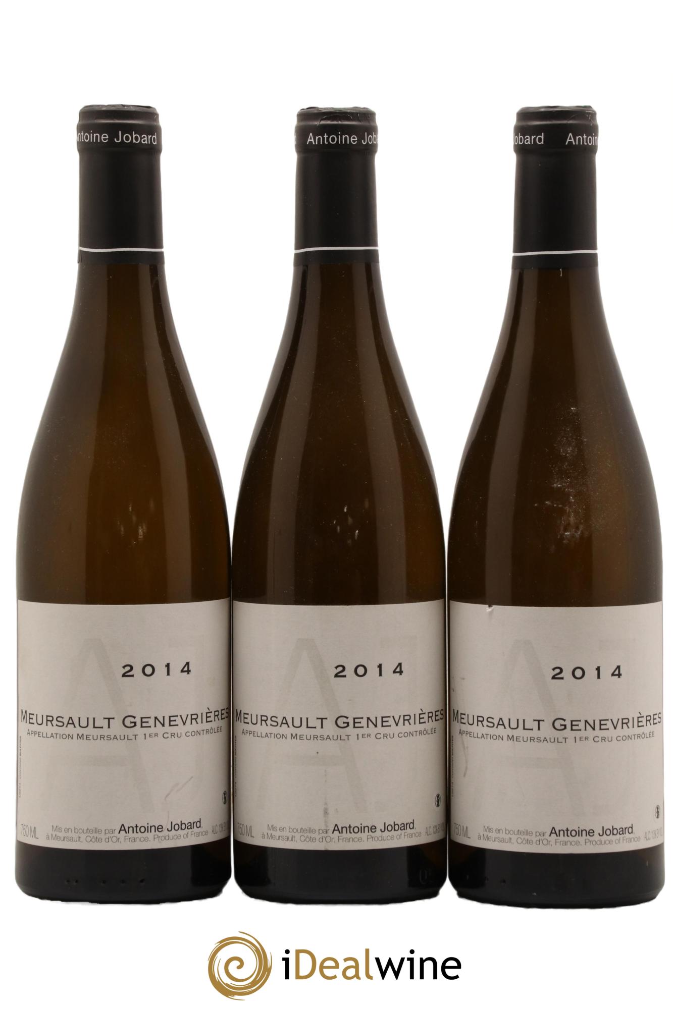 Meursault 1er Cru Genevrières François et Antoine Jobard (Domaine) 2014 - Lot de 3 bouteilles - 0
