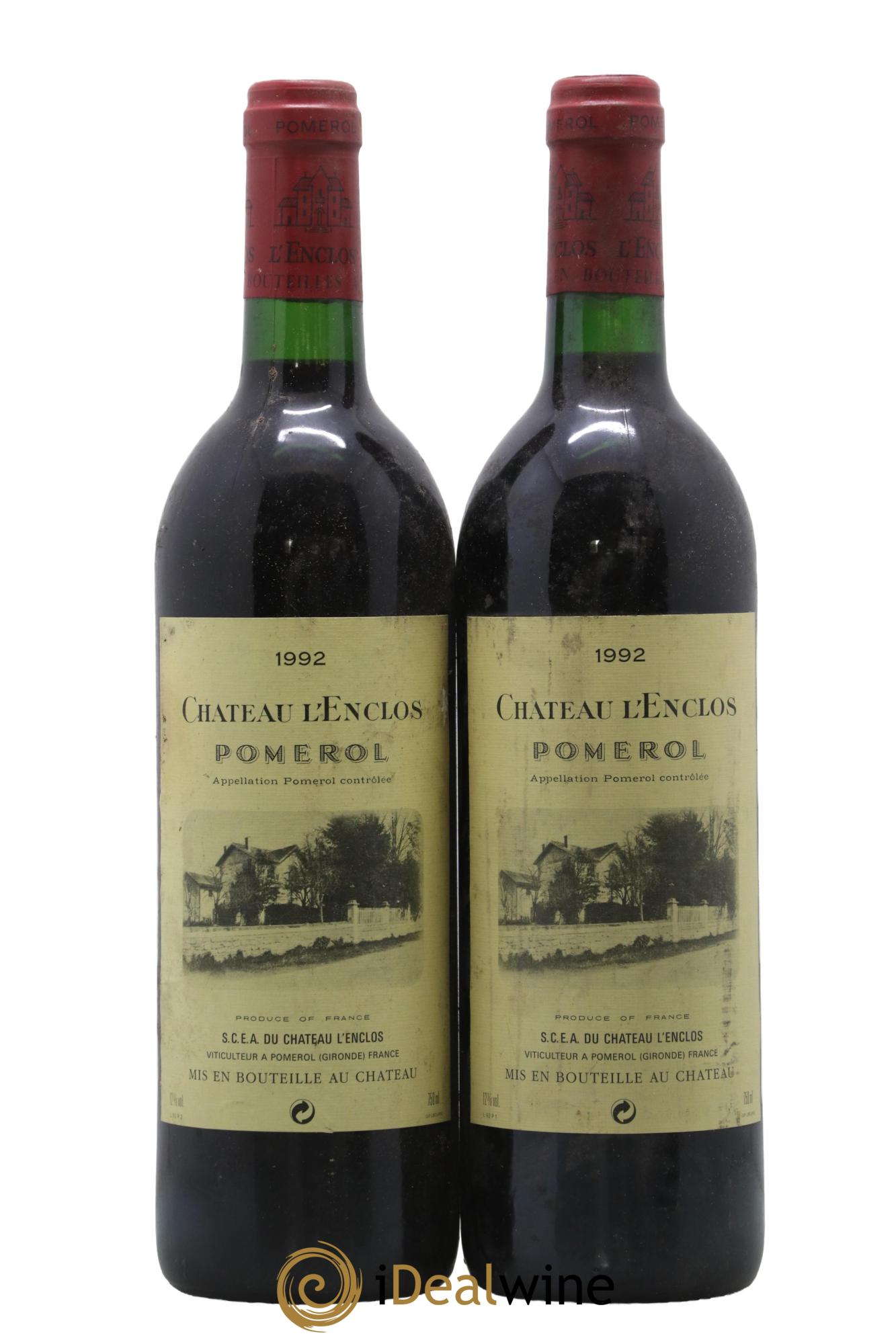 Château l' Enclos 1992 - Posten von 2 Flaschen - 0