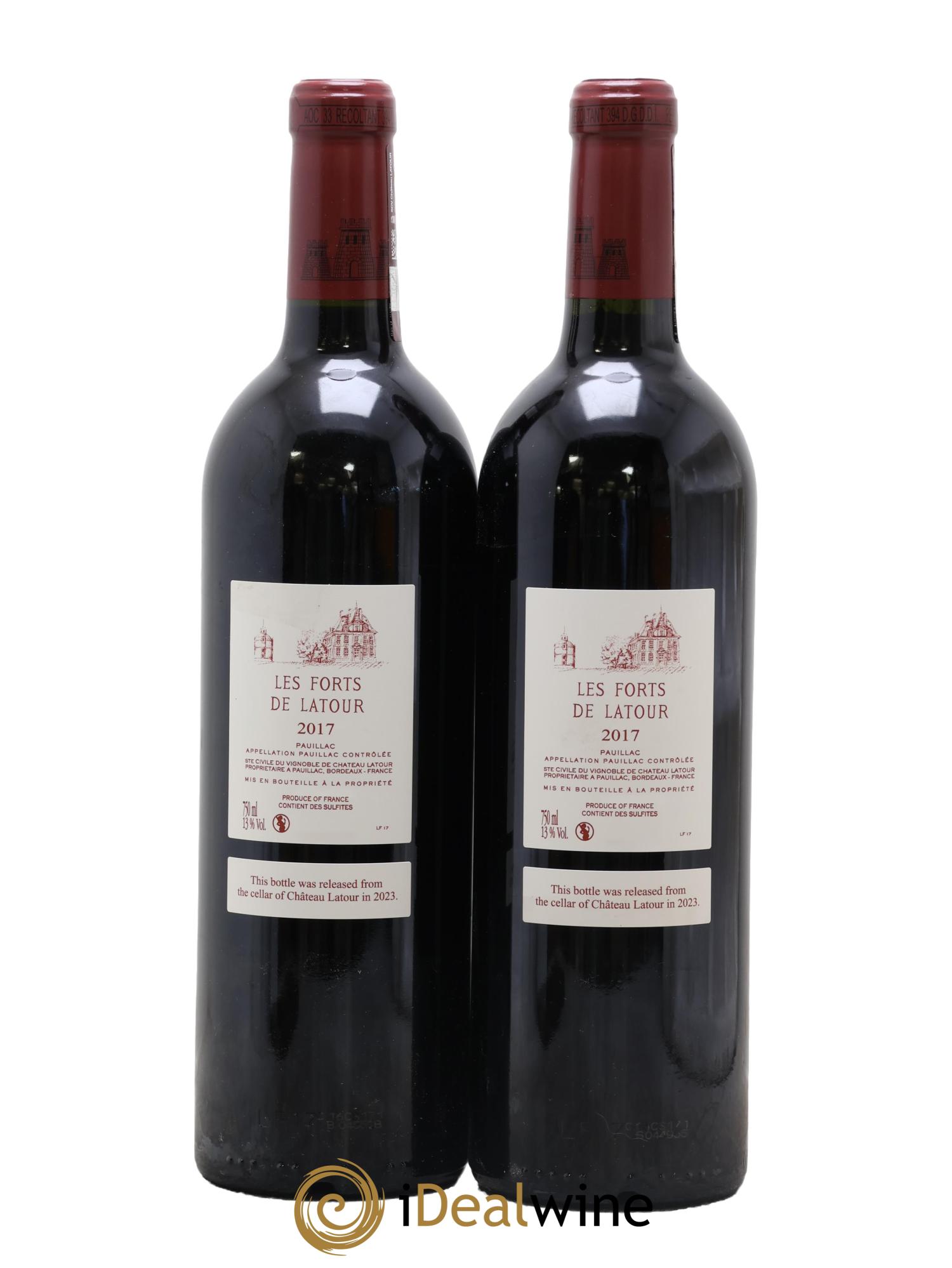 Les Forts de Latour Second Vin 2017 - Posten von 2 Flaschen - 1