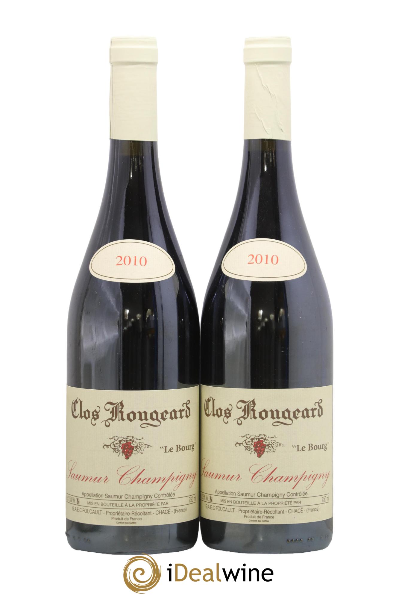 Saumur-Champigny Le Bourg Clos Rougeard 2010 - Lot of 2 bottles - 0