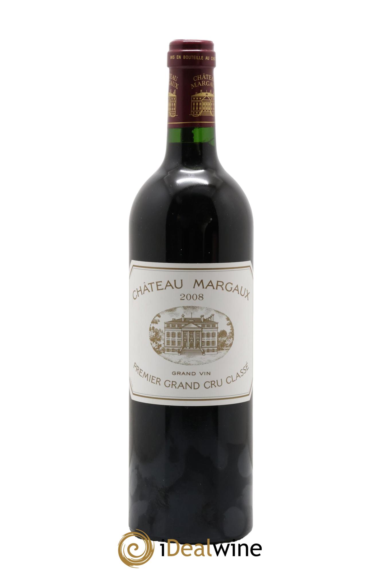 Château Margaux 1er Grand Cru Classé 2008 - Lot de 1 bouteille - 0