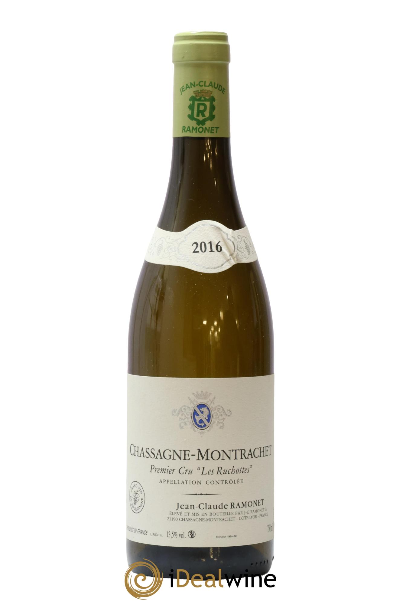 Chassagne-Montrachet 1er Cru Les Ruchottes Ramonet (Domaine) 2016 - Posten von 1 Flasche - 0
