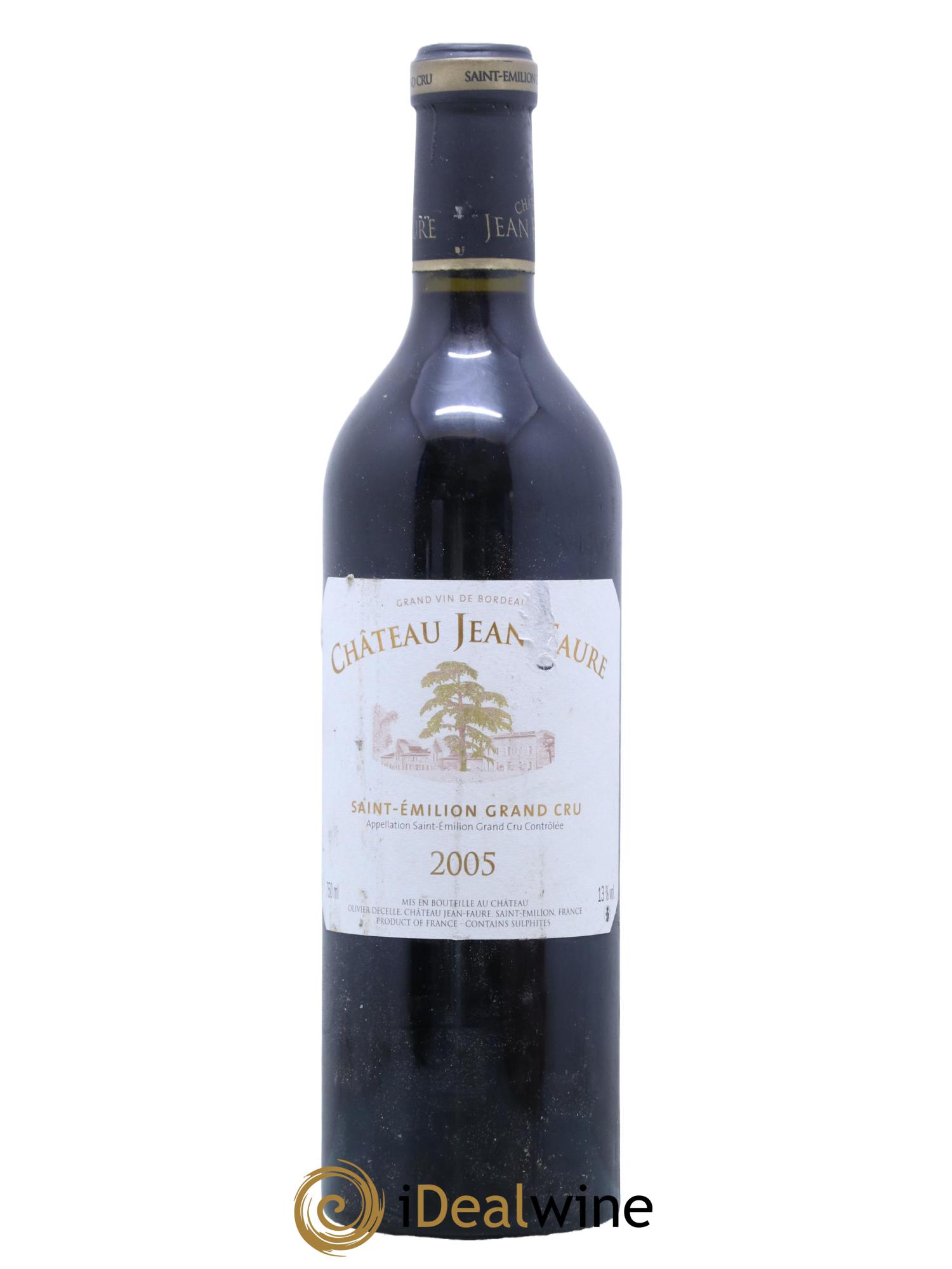 Château Jean Faure Grand Cru Classé 2005 - Lot de 1 bouteille - 0