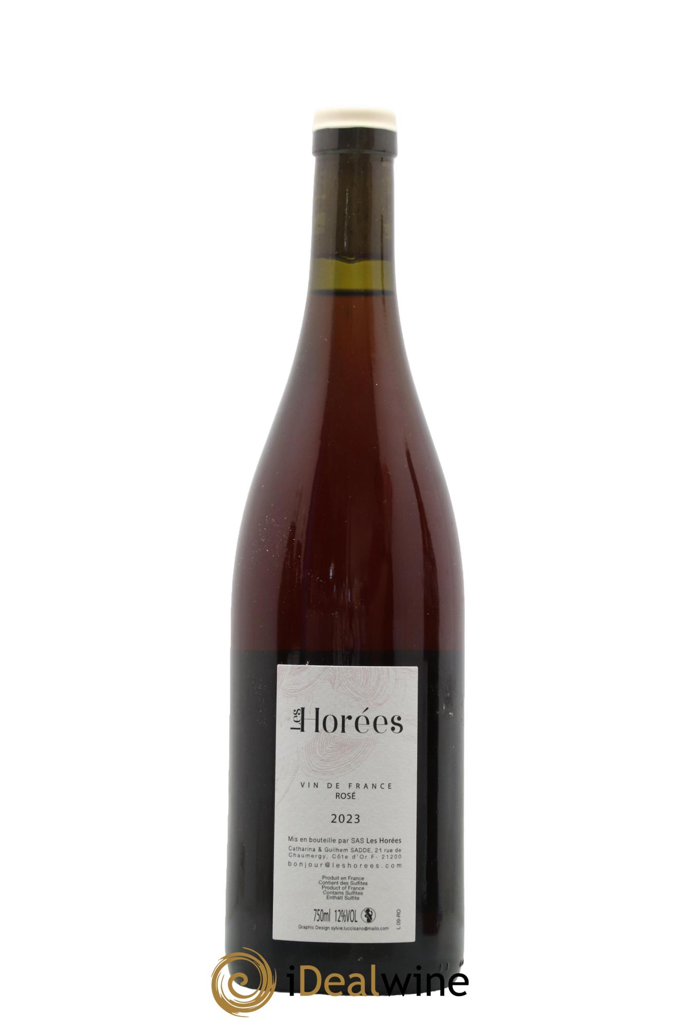 Bourgogne Rosé Bonheur Les Horées 2023 - Lot de 1 bouteille - 1