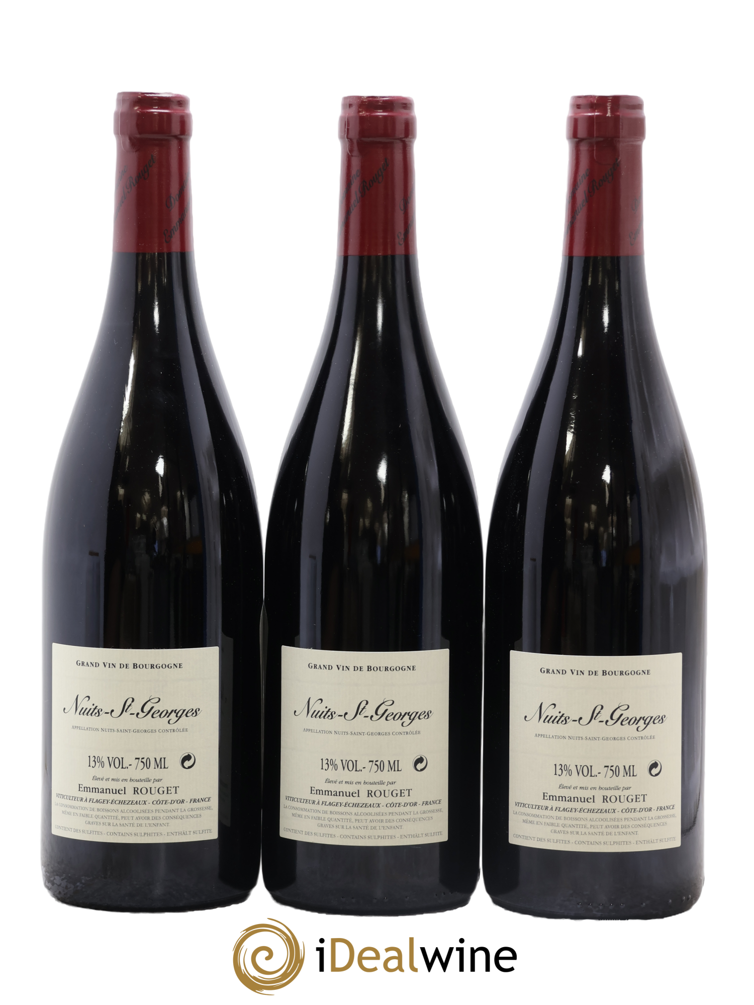 Nuits-Saint-Georges Emmanuel Rouget 2017 - Posten von 3 Flaschen - 1
