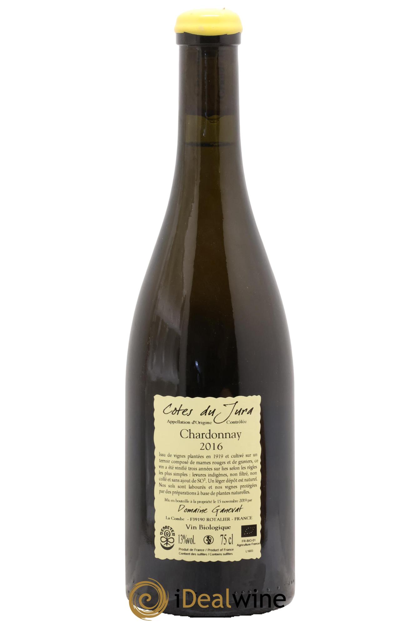 Côtes du Jura Les Grands Teppes Vieilles Vignes Jean-François Ganevat (Domaine) 2016 - Lot de 1 bouteille - 1