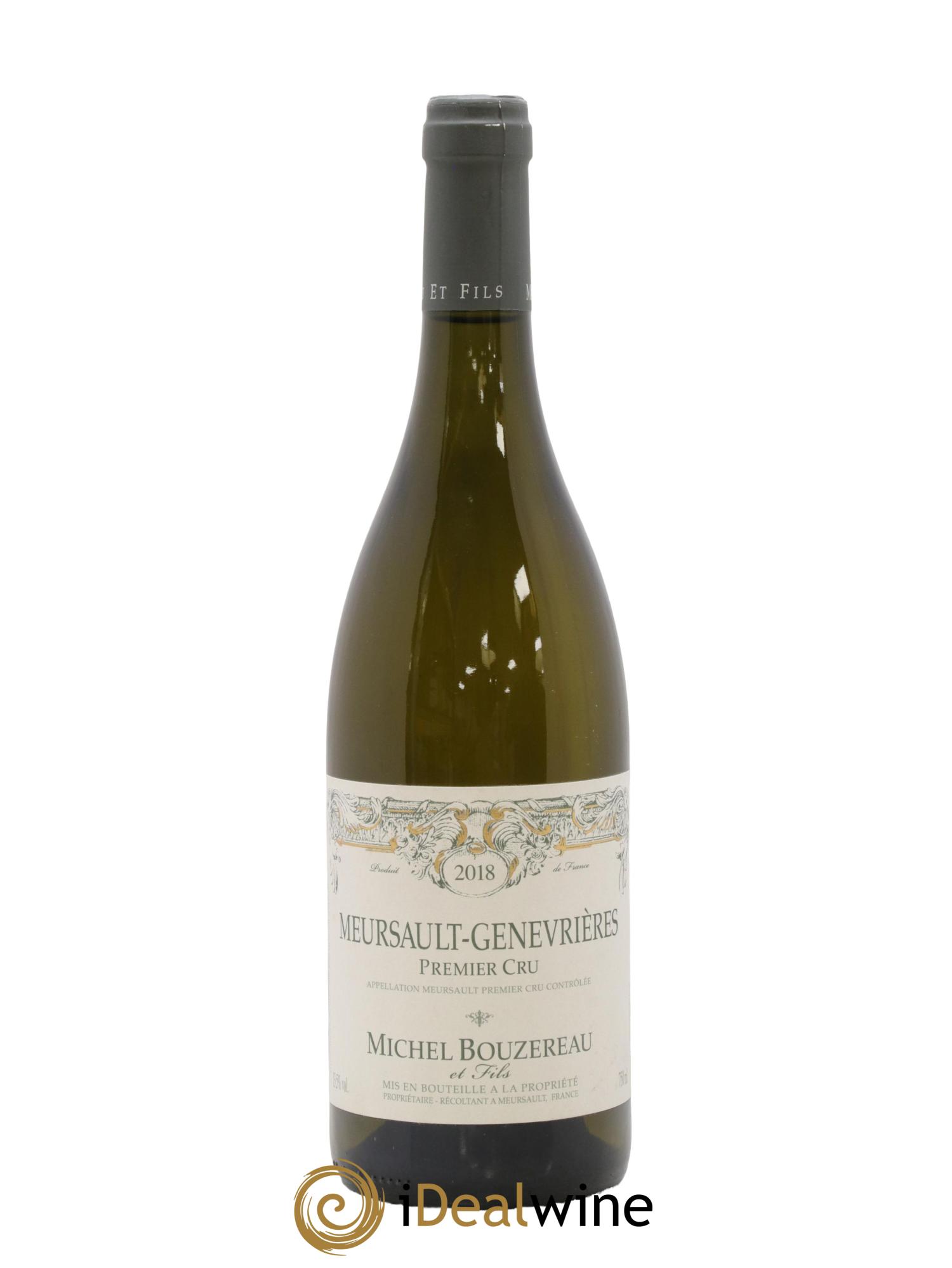 Meursault 1er Cru Les Genevrières Michel Bouzereau et Fils (Domaine) 2018 - Lot de 1 bouteille - 0