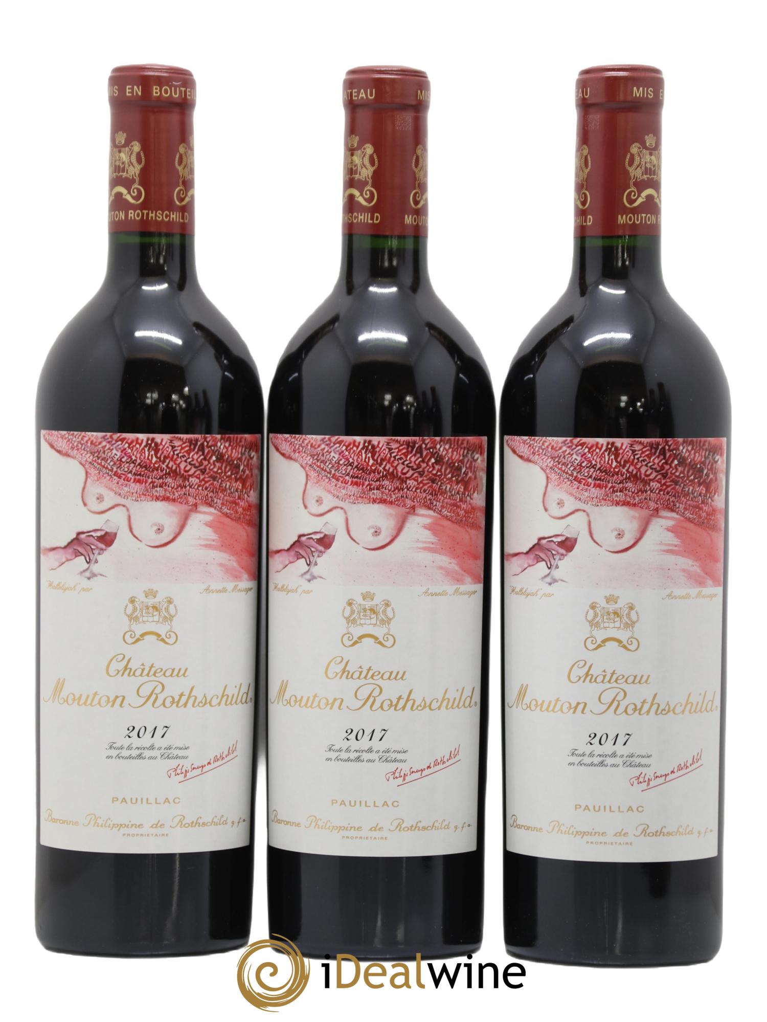Château Mouton Rothschild 1er Grand Cru Classé 2017 - Lot de 6 bouteilles - 1