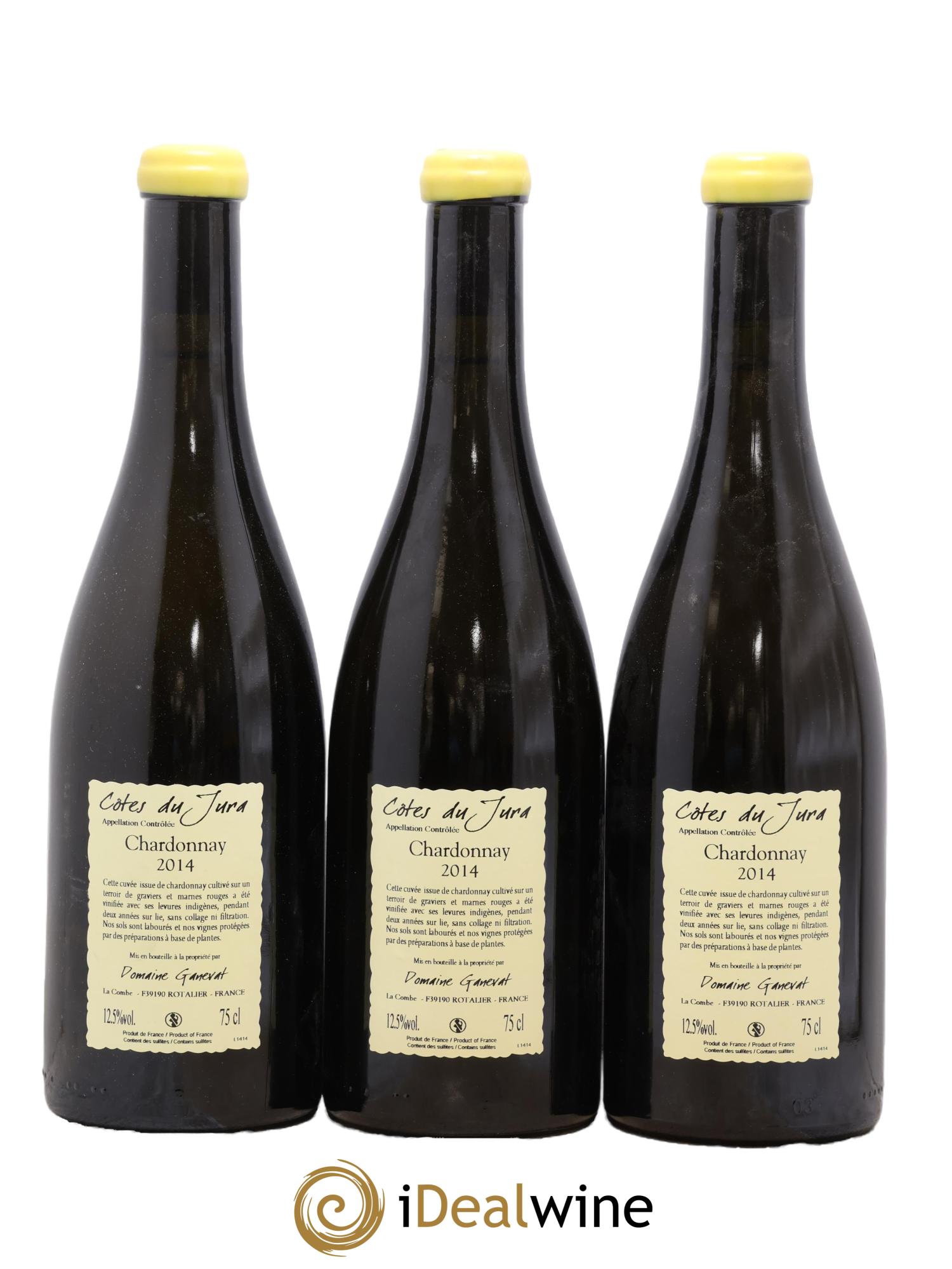 Côtes du Jura Les Gryphées Vieilles Vignes Jean-François Ganevat (Domaine) 2014 - Lot de 3 bouteilles - 1