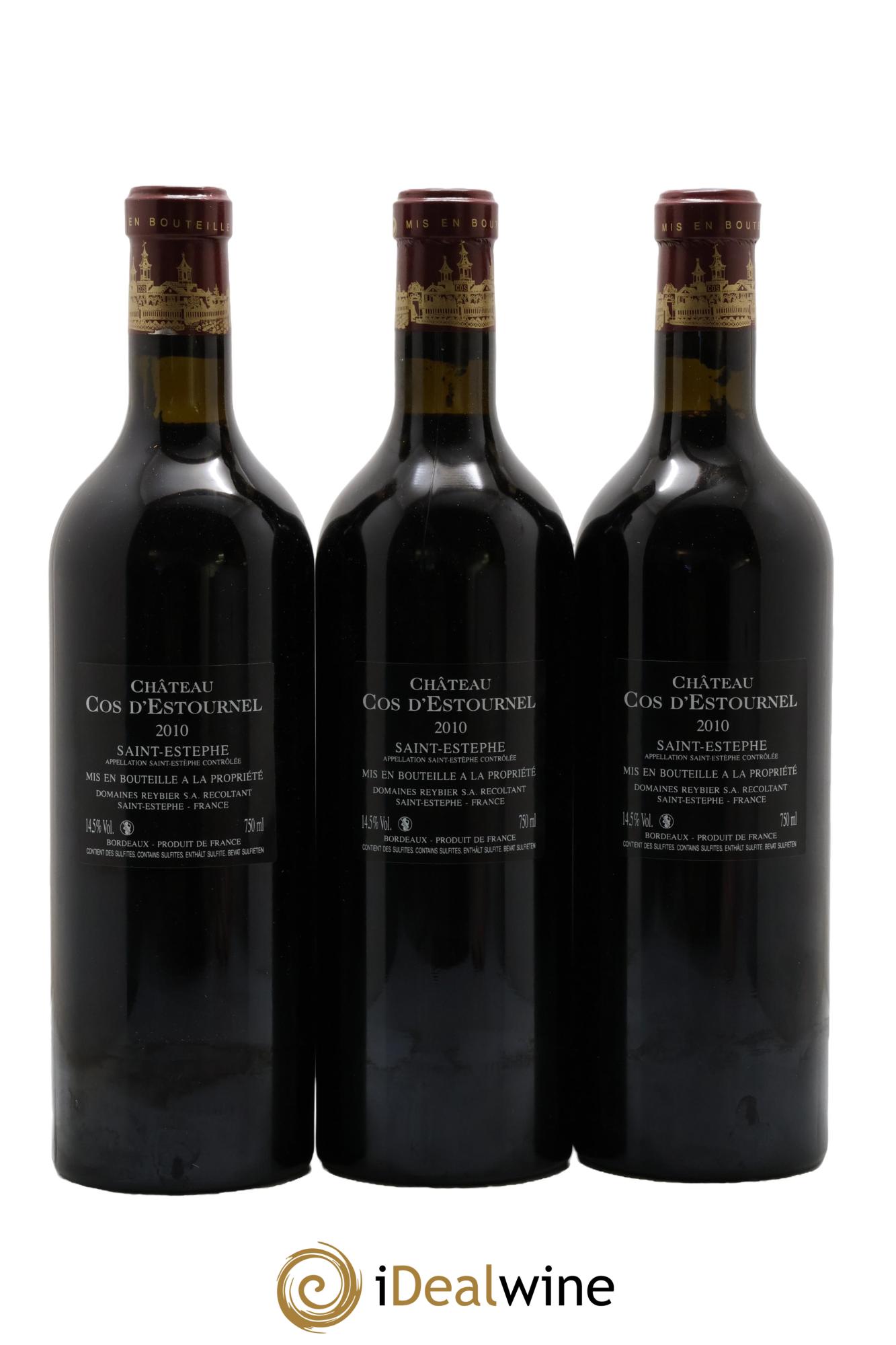 Cos d'Estournel 2ème Grand Cru Classé 2010 - Lot de 6 bouteilles - 2