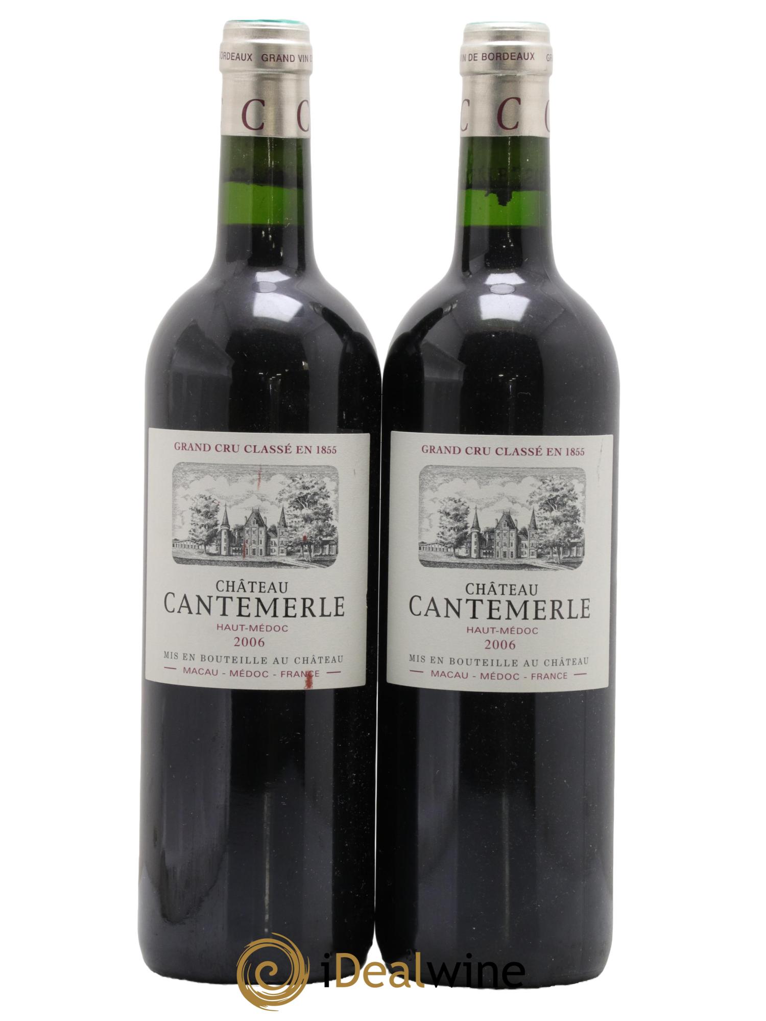Château Cantemerle 5ème Grand Cru Classé 2006 - Lot de 2 bouteilles - 0