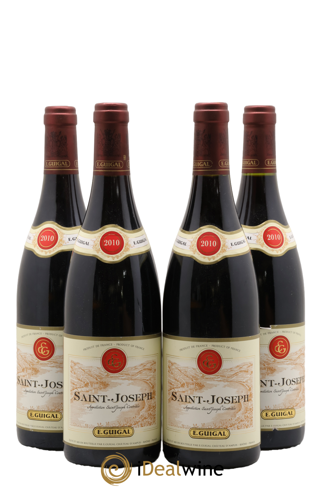 Saint-Joseph Guigal 2010 - Lote de 4 botellas - 0