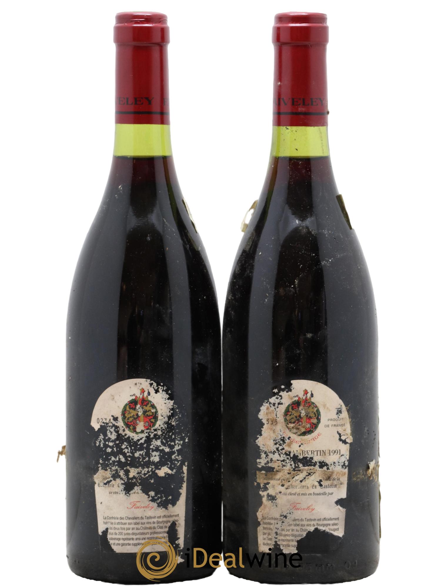 Mazis-Chambertin Grand Cru Faiveley 1991 - Lot de 2 bouteilles - 1