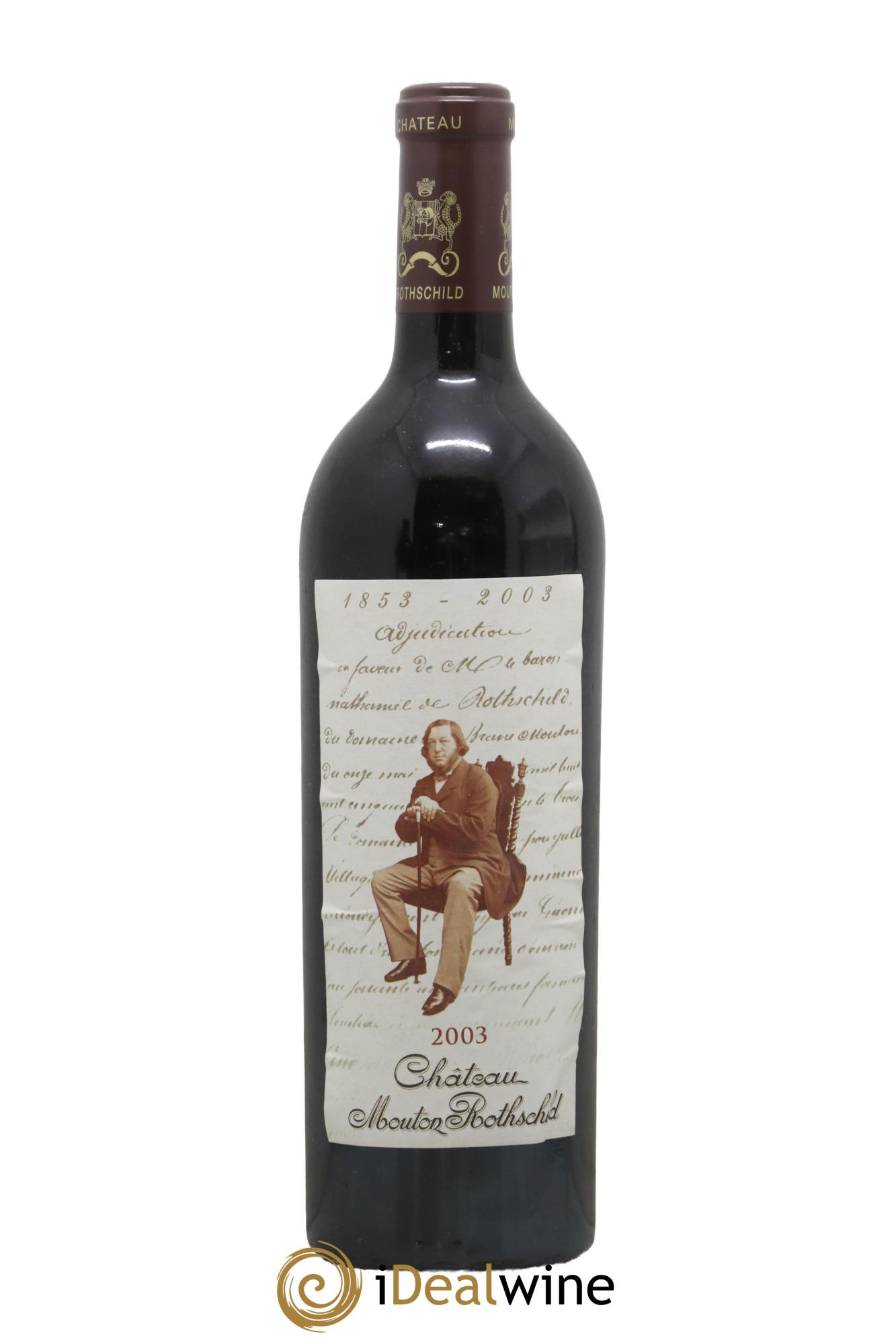 Château Mouton Rothschild 1er Grand Cru Classé  2003 - Lot of 1 bottle - 0