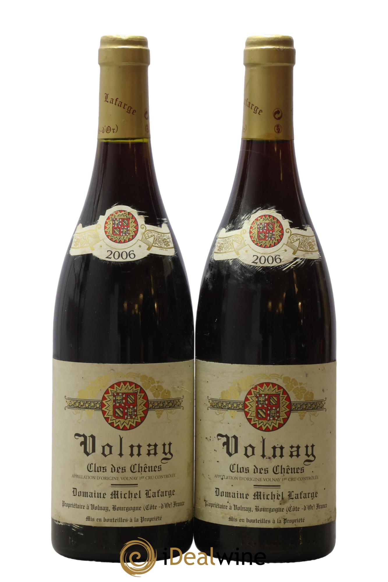 Volnay 1er Cru Clos des Chênes Lafarge (Domaine) 2006 - Posten von 2 Flaschen - 0