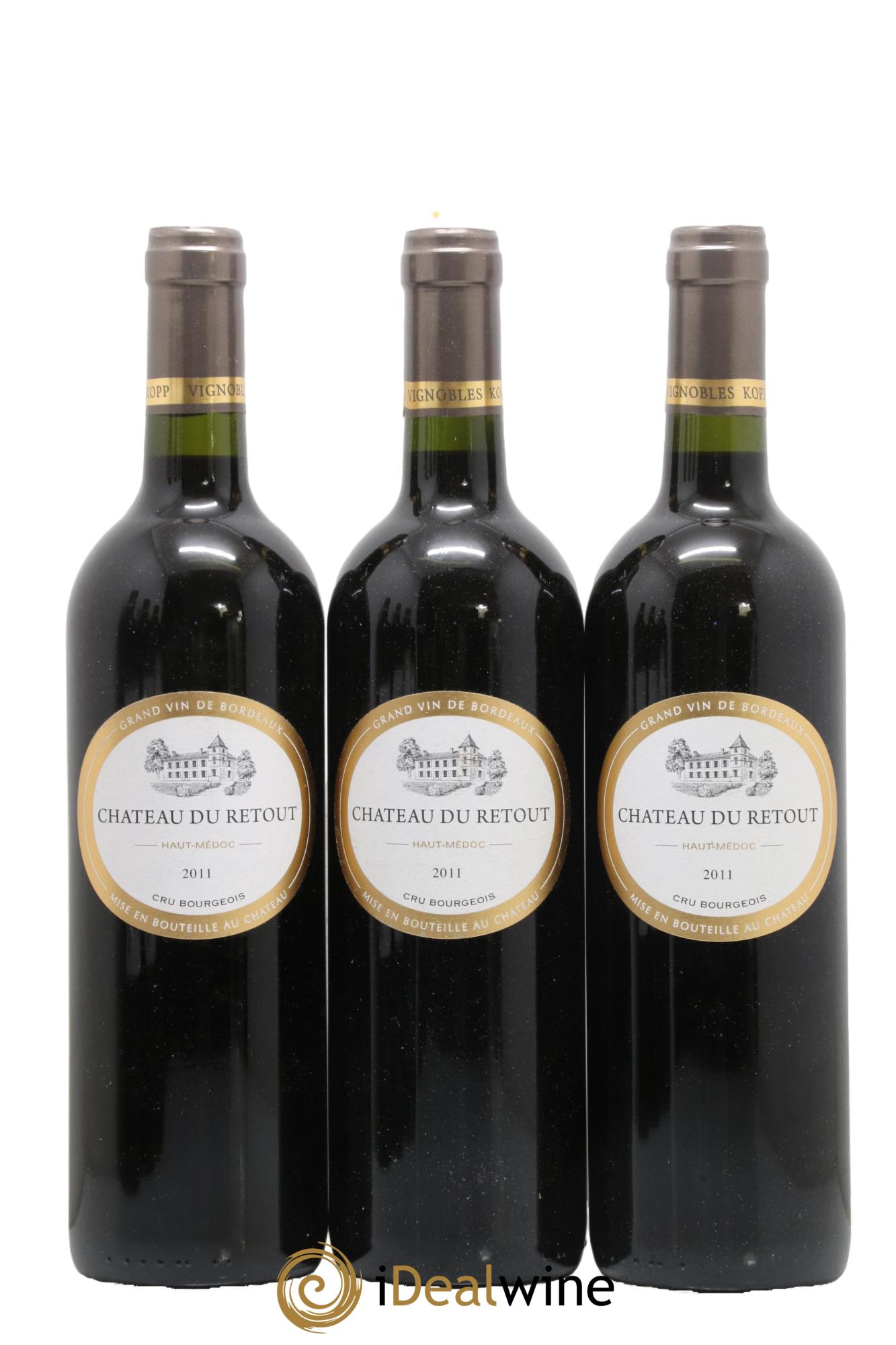 Haut Médoc Château du Retout 2011 - Lot de 3 bouteilles - 0