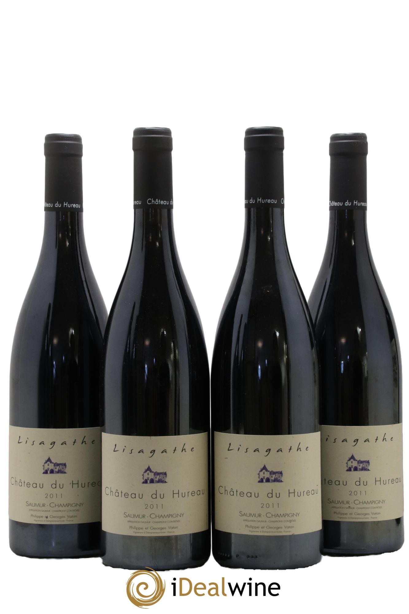 Saumur-Champigny Lisagathe Château du Hureau 2011 - Lot of 4 bottles - 0