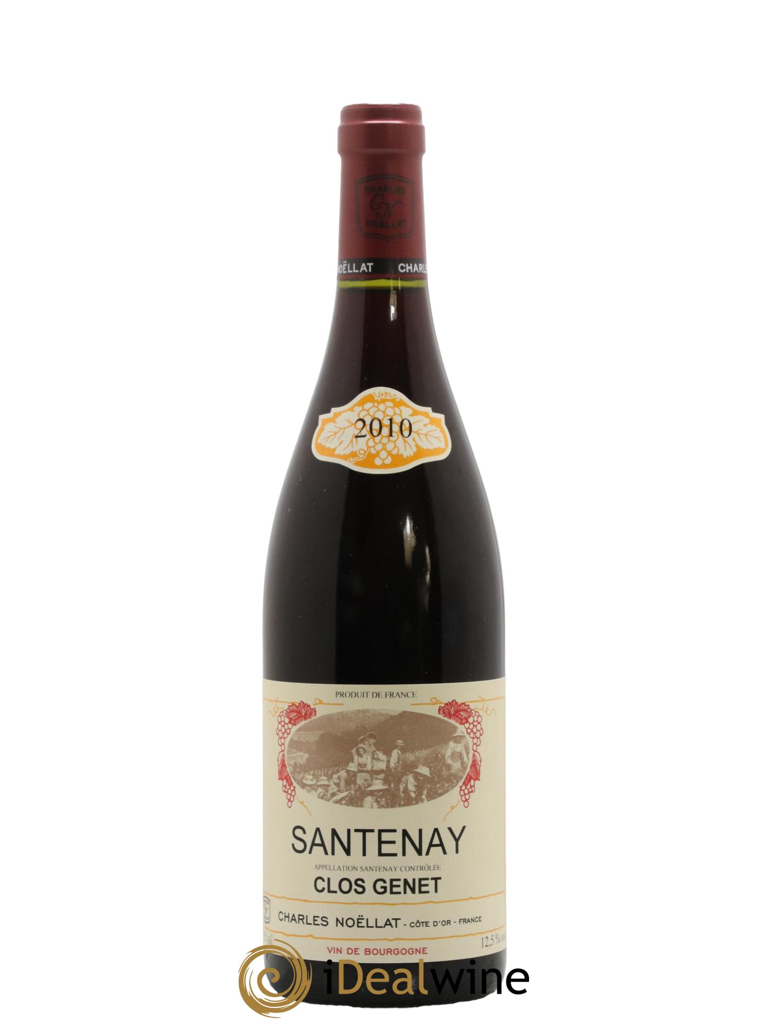 Santenay Clos Genet Domaine Charles Noellat 2010 - Lot de 1 bouteille - 0
