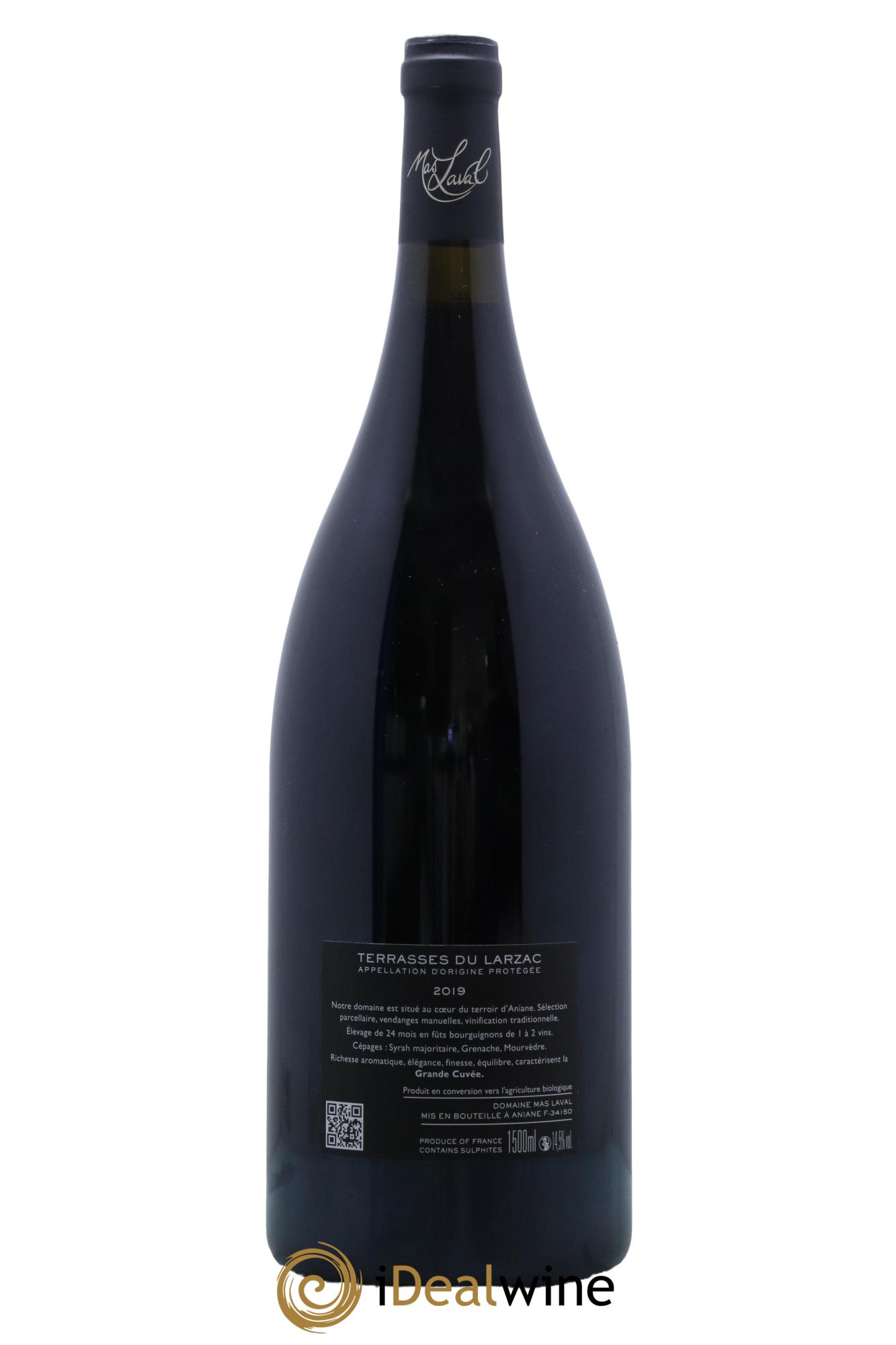 Pays d'Hérault Mas Laval Grande Cuvée Joël Laval 2019 - Lot de 1 magnum - 1