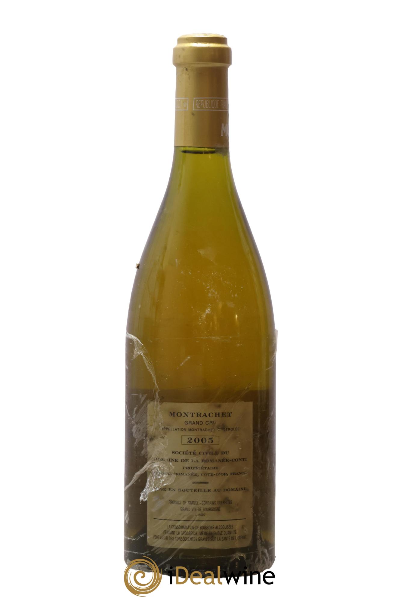 Montrachet Grand Cru Domaine de la Romanée-Conti 2005 - Lot de 1 bouteille - 1