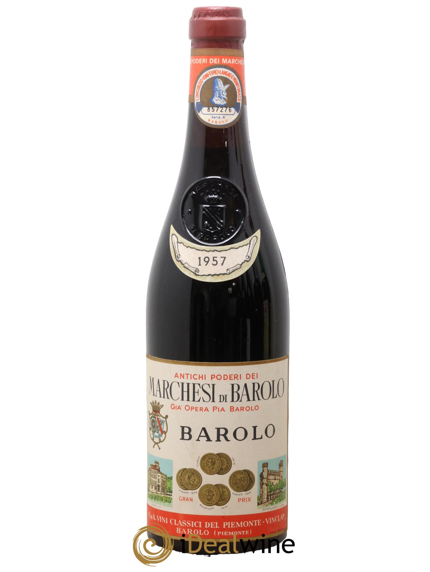 Barolo DOCG Marchesi di Barolo 1957 - Lot of 1 bottle - 0
