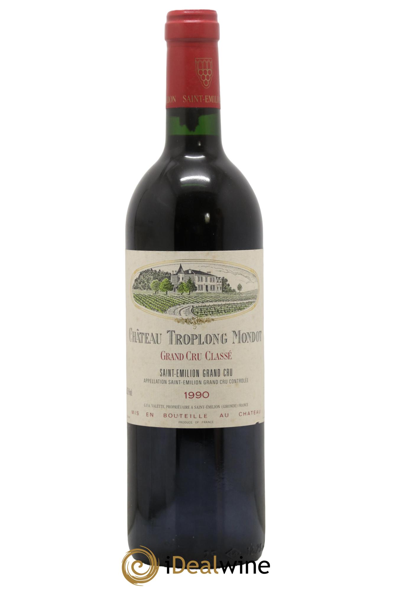 Château Troplong Mondot 1er Grand Cru Classé B 1990 - Lotto di 1 bottiglia - 0