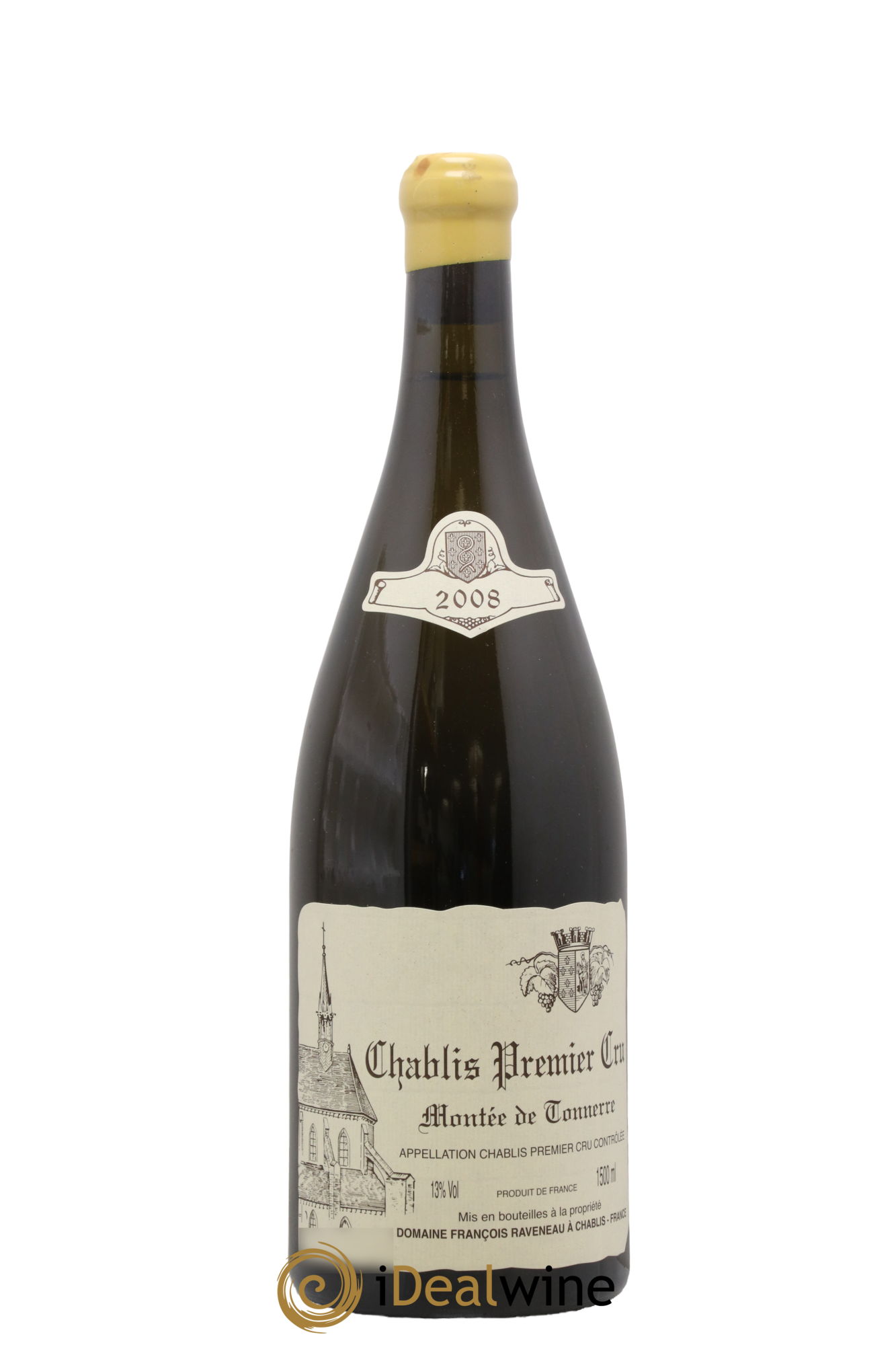 Chablis 1er Cru Montée de Tonnerre Raveneau (Domaine) 2008 - Lot de 1 magnum - 0