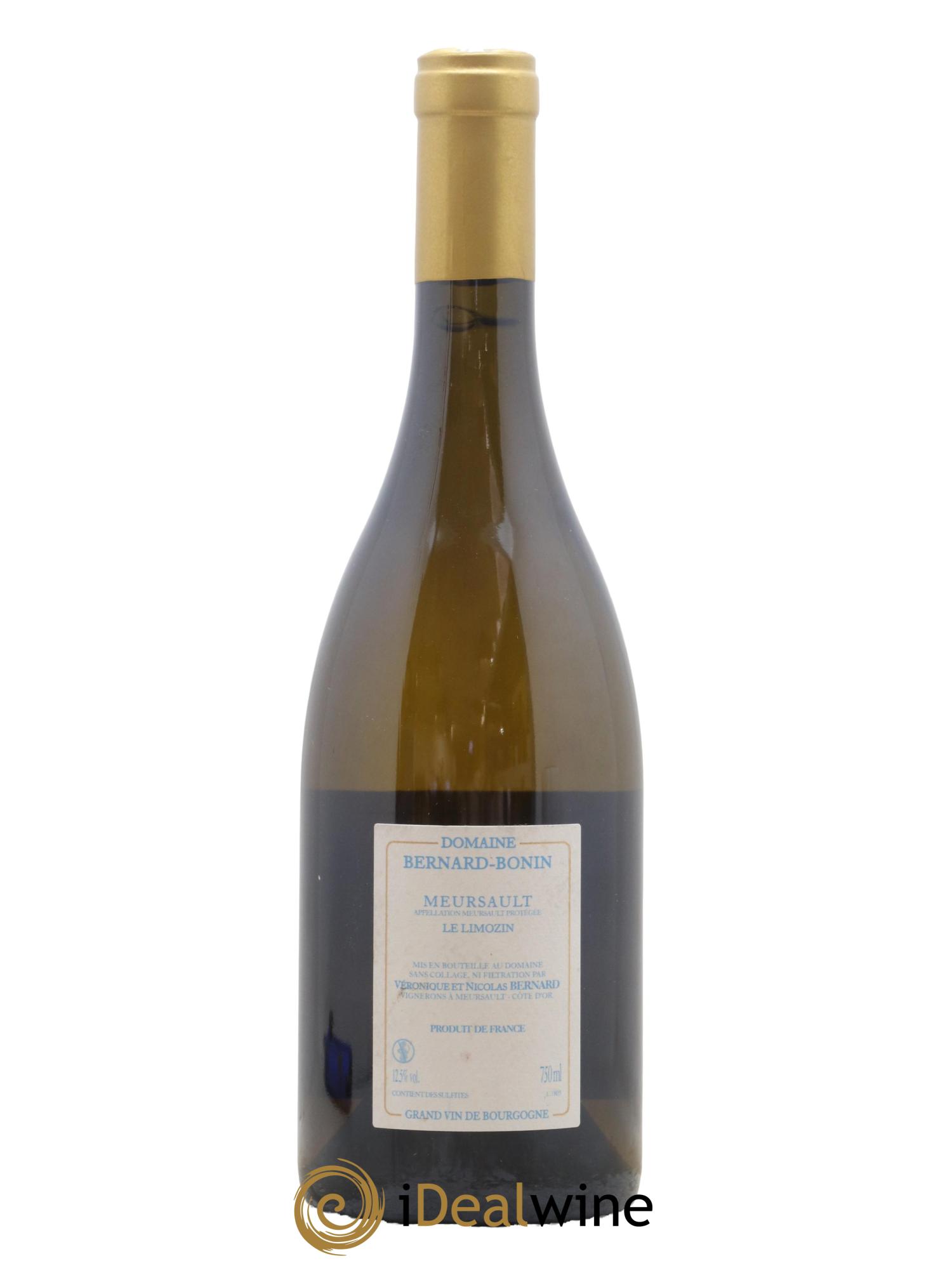Meursault Le Limozin Bernard Bonin 2018 - Lot of 1 bottle - 1