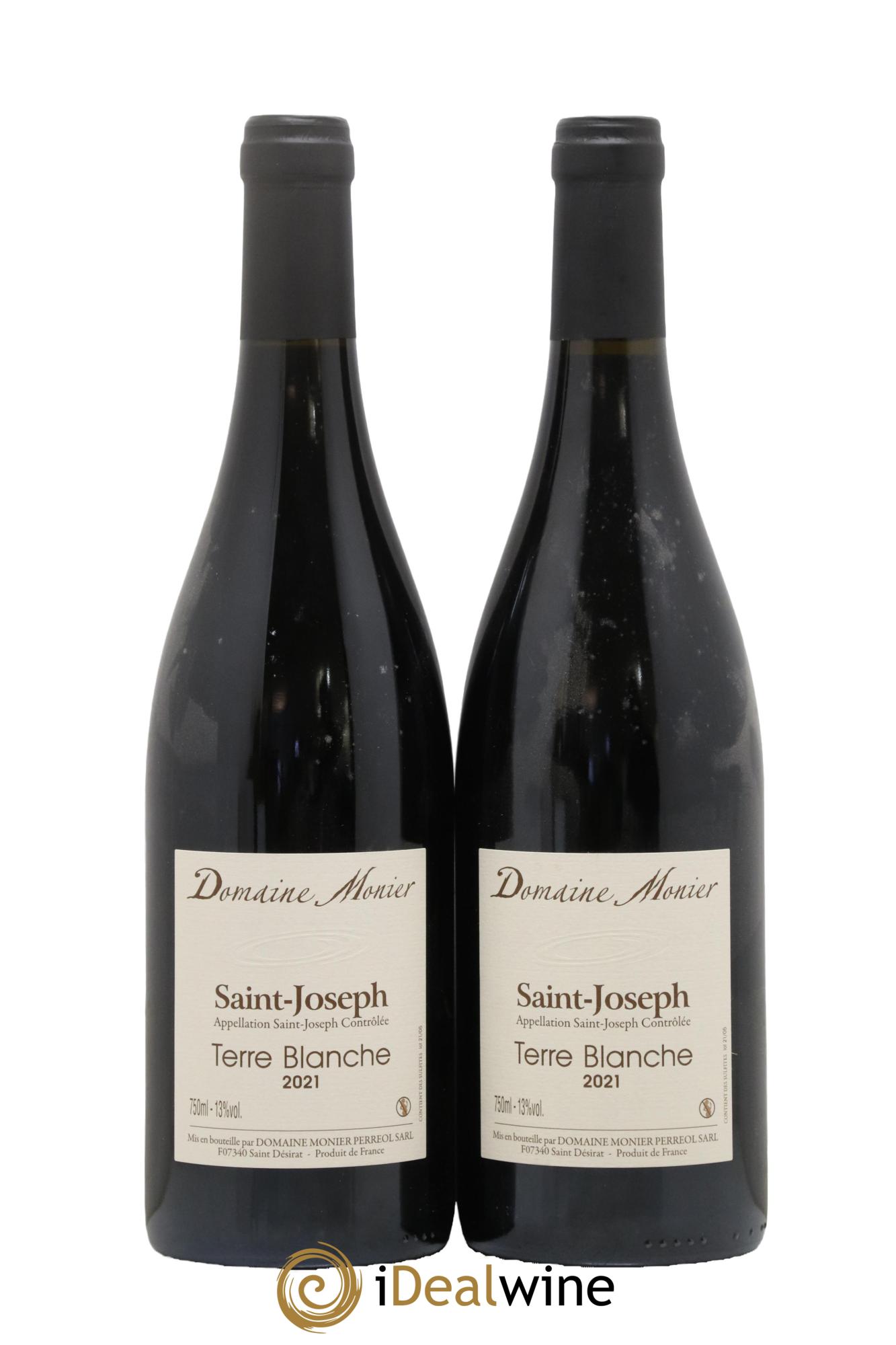 Saint-Joseph Terre Blanche Monier Perréol 2021 - Lotto di 2 bottiglie - 0