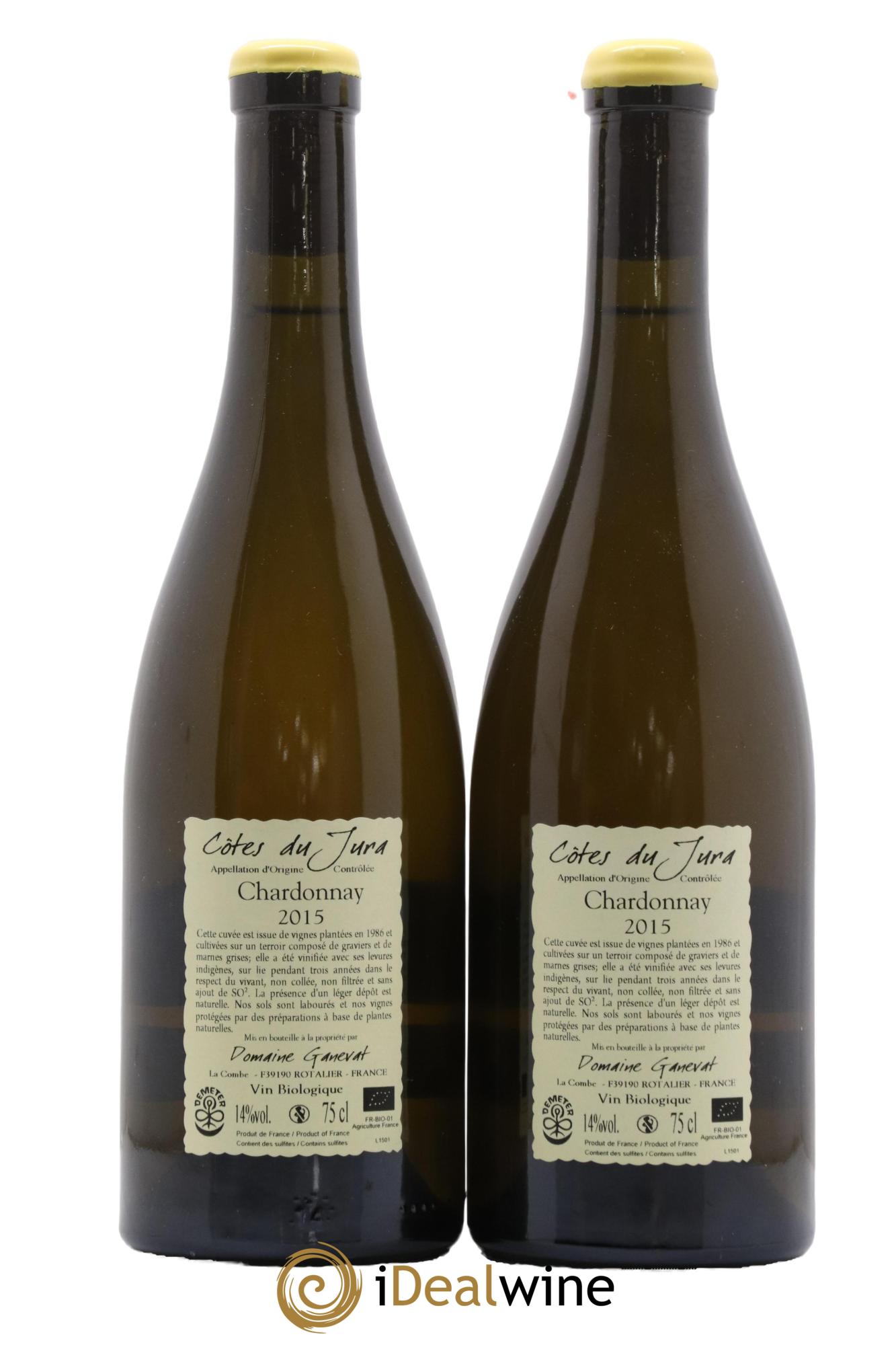 Côtes du Jura Cuvée Florine Jean-François Ganevat (Domaine) 2015 - Lot de 2 bouteilles - 1