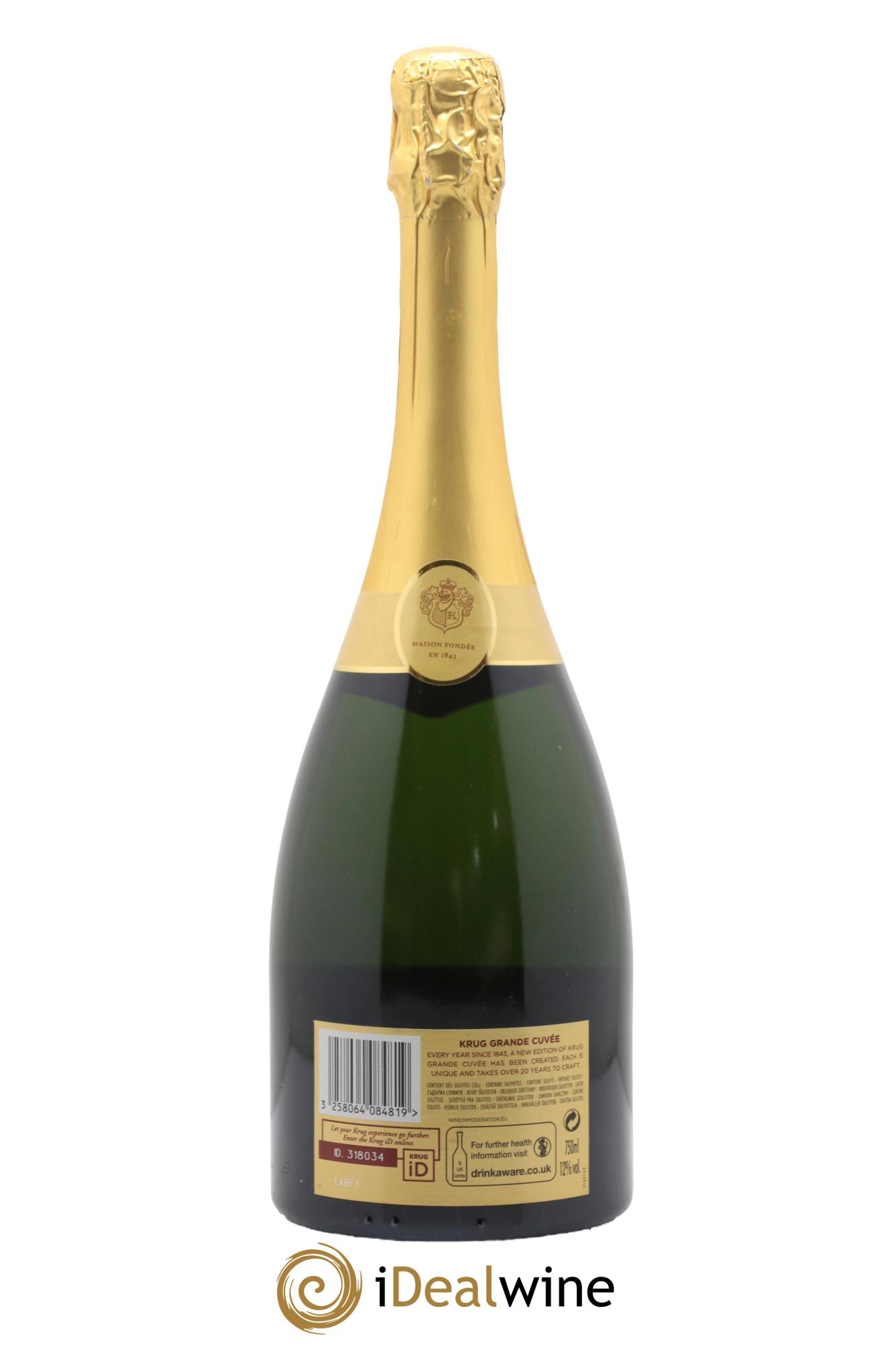 Grande Cuvée - 167ème édition Krug - Lot of 1 bottle - 1