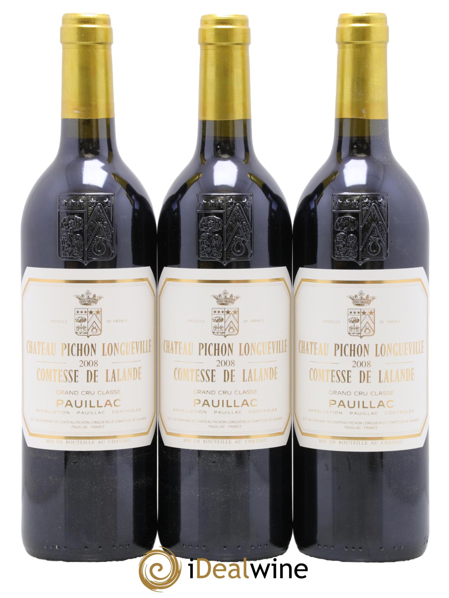 Château Pichon Longueville Comtesse de Lalande 2ème Grand Cru Classé 2008 - Lot of 12 bottles - 3