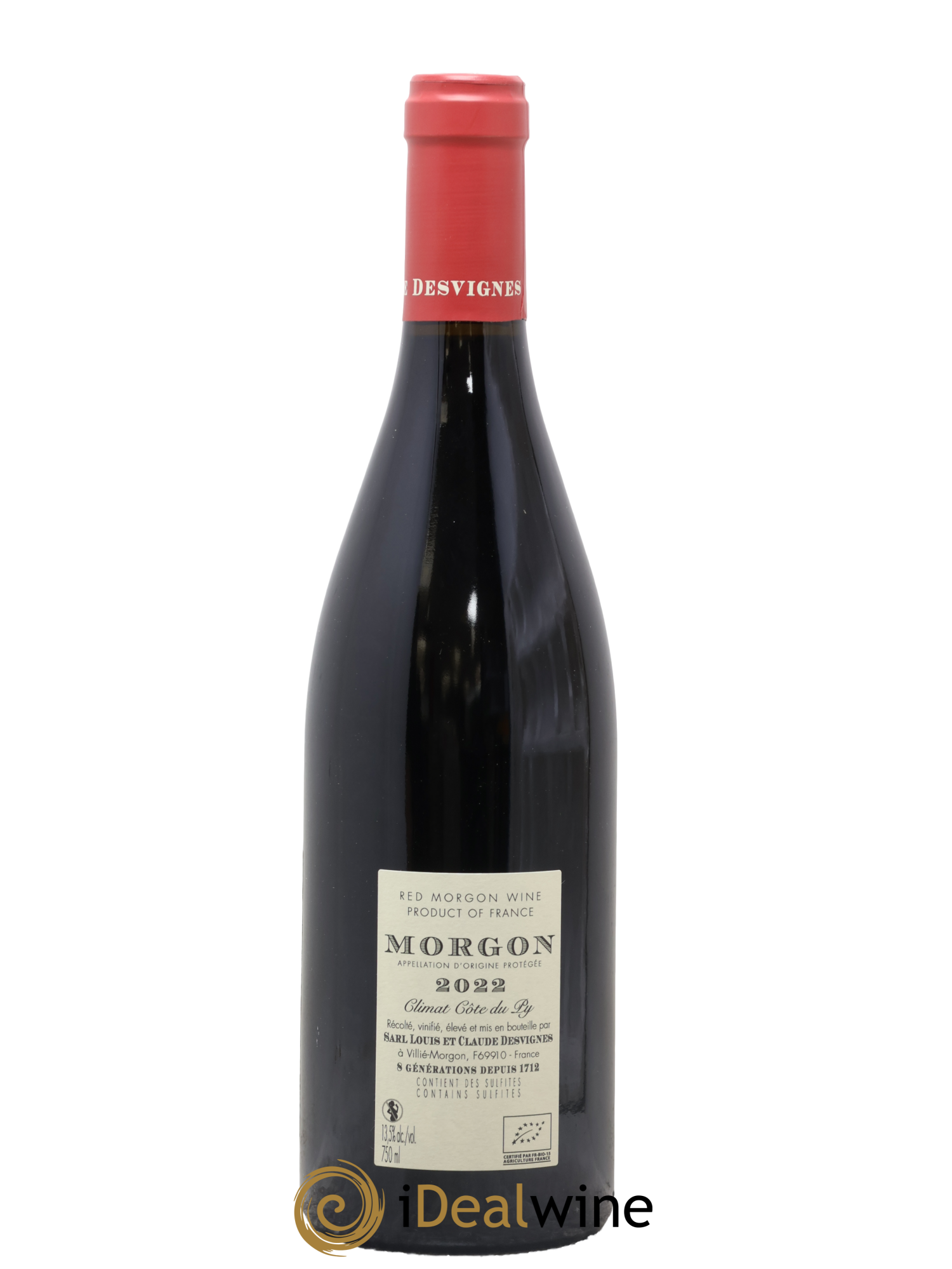 Morgon Côte du Py Louis-Claude Desvignes 2022 - Lotto di 1 bottiglia - 1