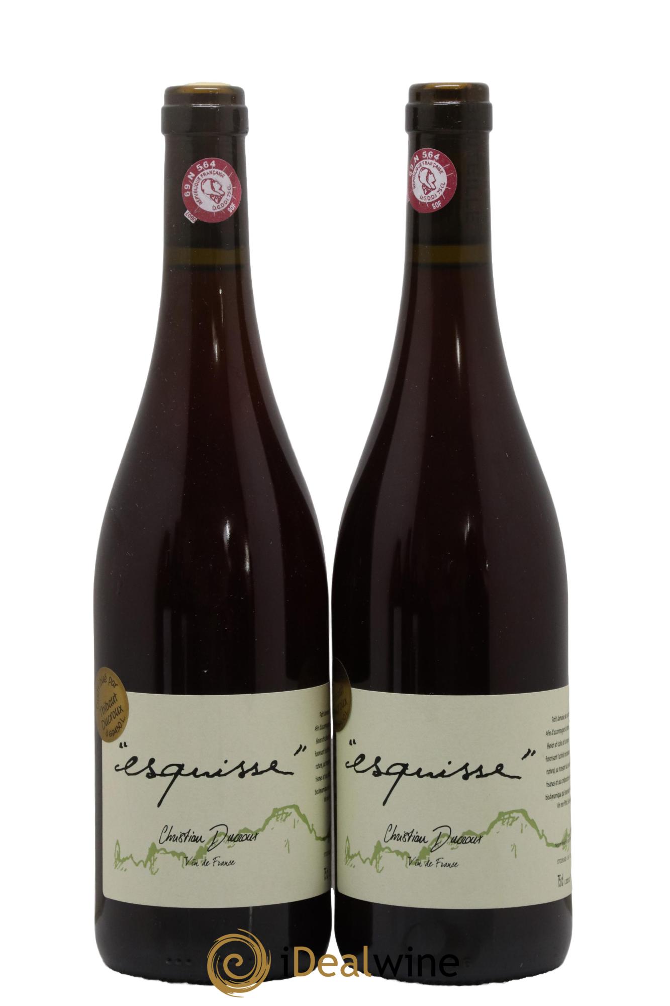 Vin de France Esquisse Christian Ducroux 2023 - Lot de 2 bouteilles - 0