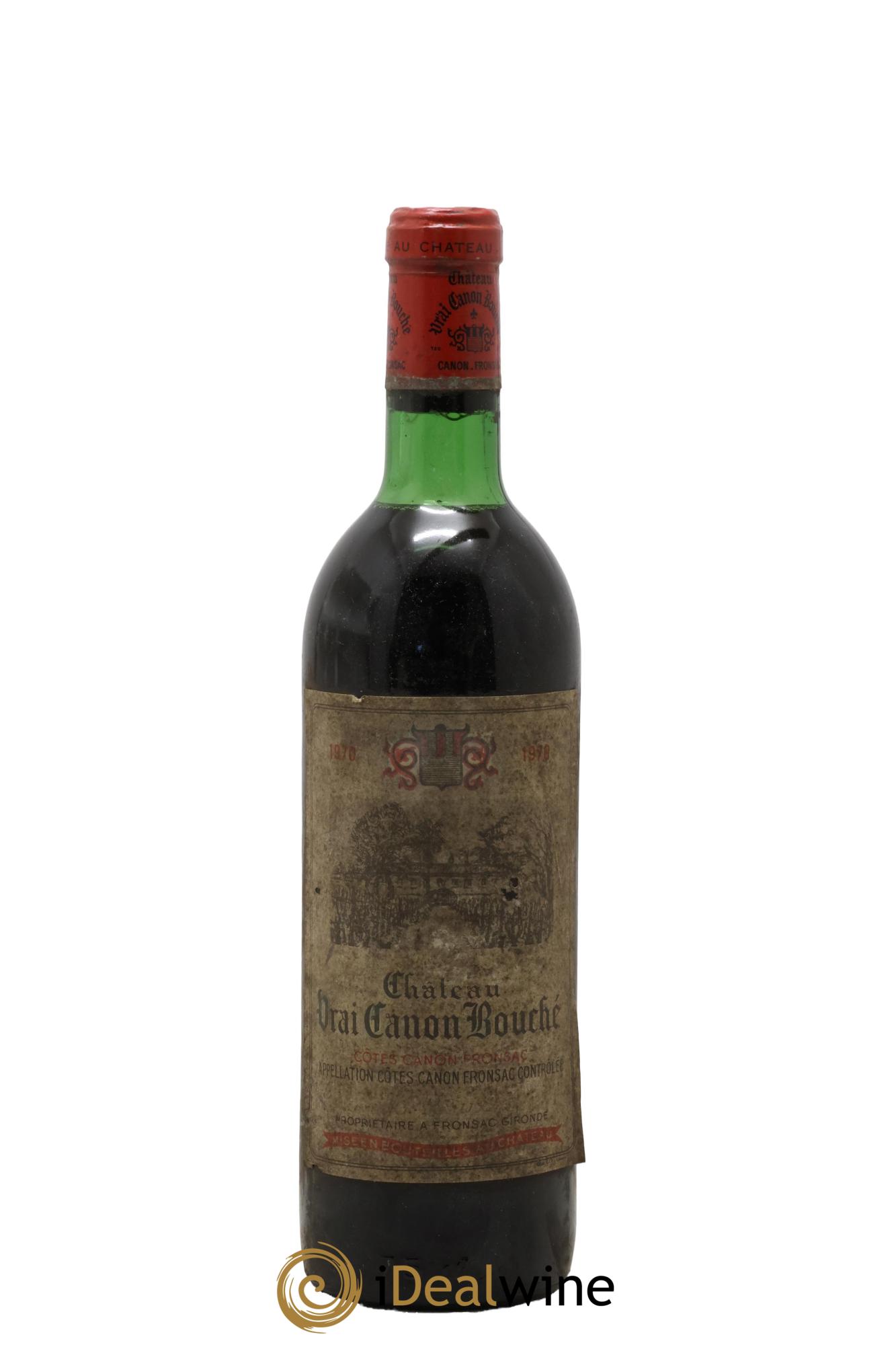 Canon-Fronsac Château Vrai Canon Bouché 1970 - Lotto di 1 bottiglia - 0