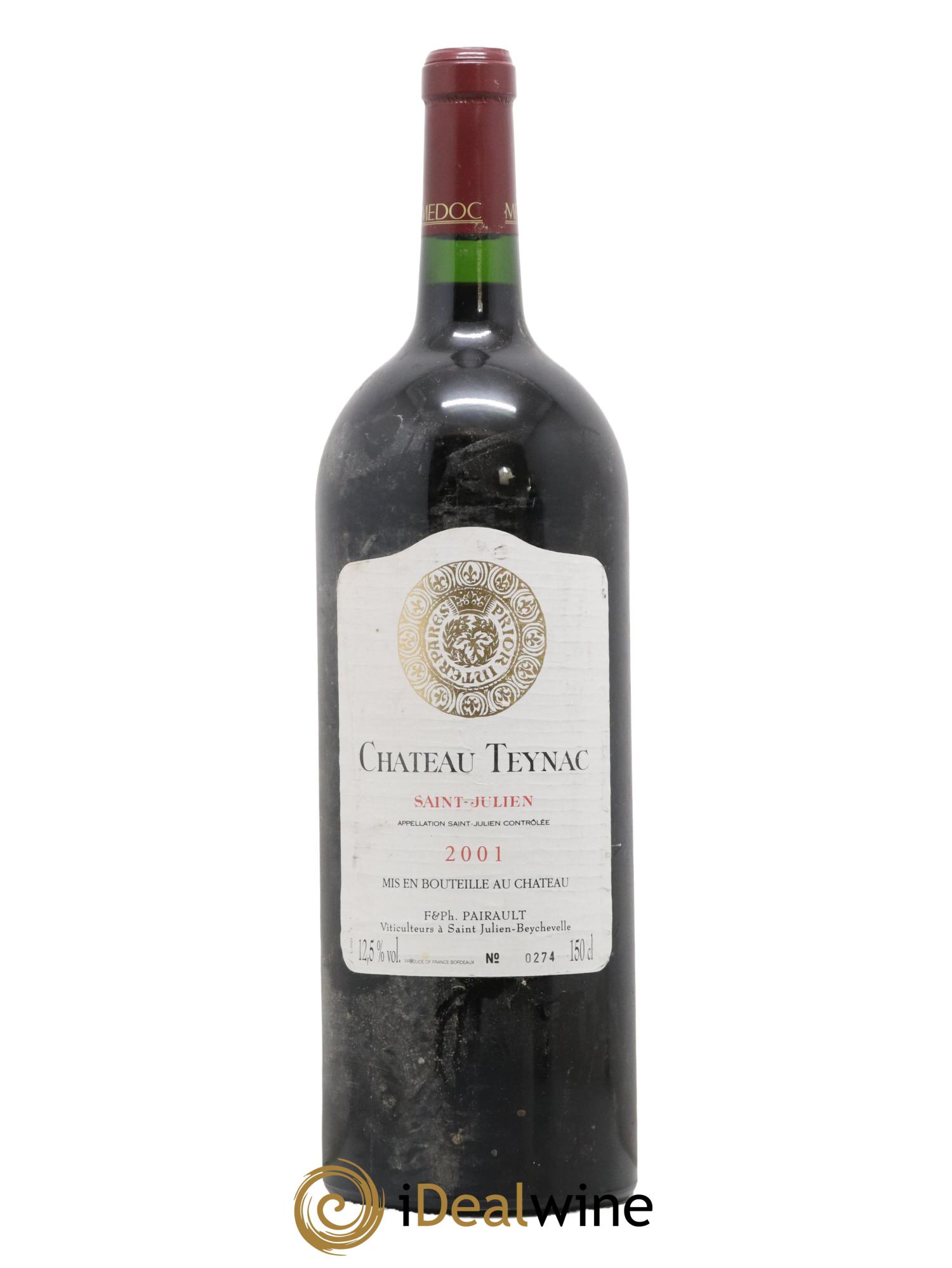 Château Teynac 2001 - Lot de 1 magnum - 0